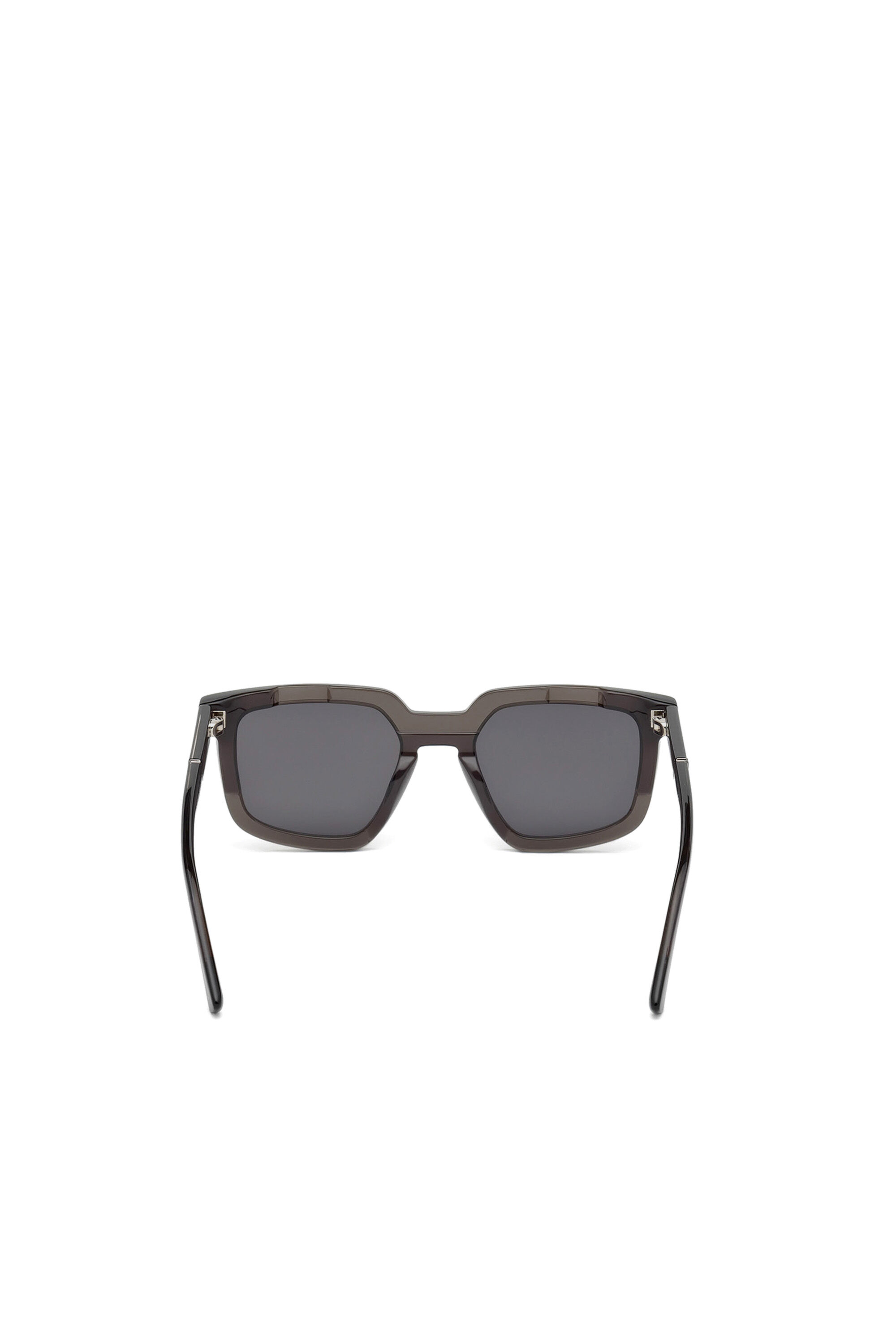 Diesel - DL0271, Occhiali maschili dalla forma squadrata Uomo in Nero - 3