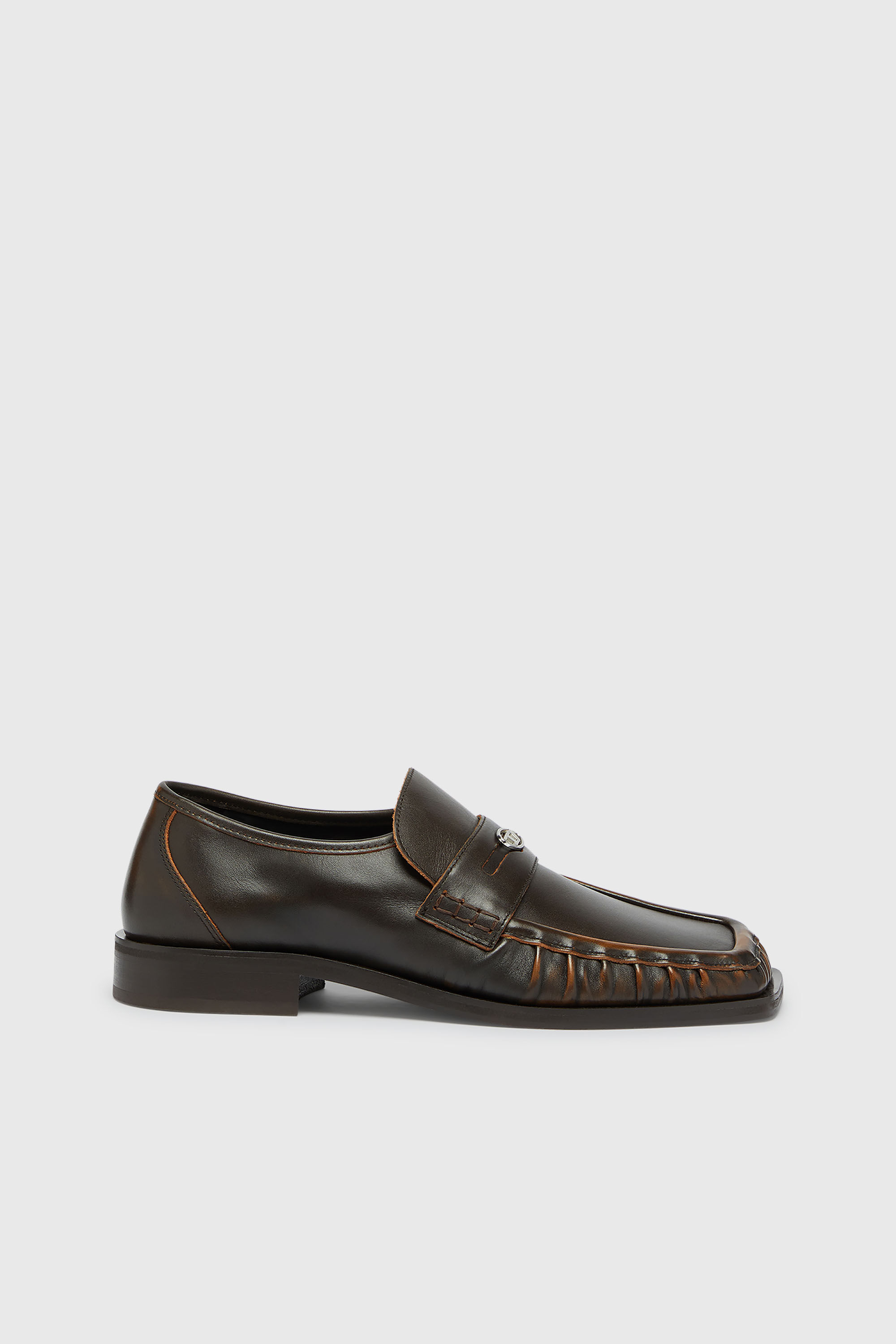 Diesel - D-AMBER LOAFER, D-Amber - Penny loafers in pelle Uomo in Marrone - 1