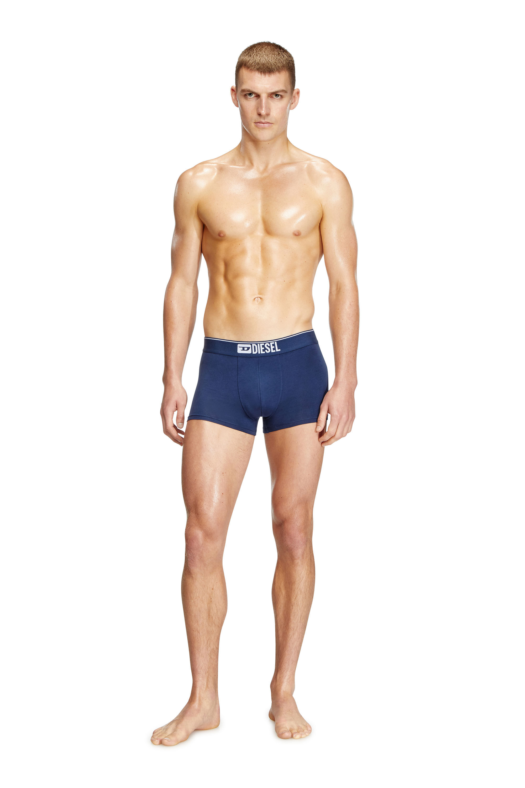 Diesel - UMBX-DAMIENTHREEPACK, Set di tre boxer tinta unita Uomo in Multicolor - 1