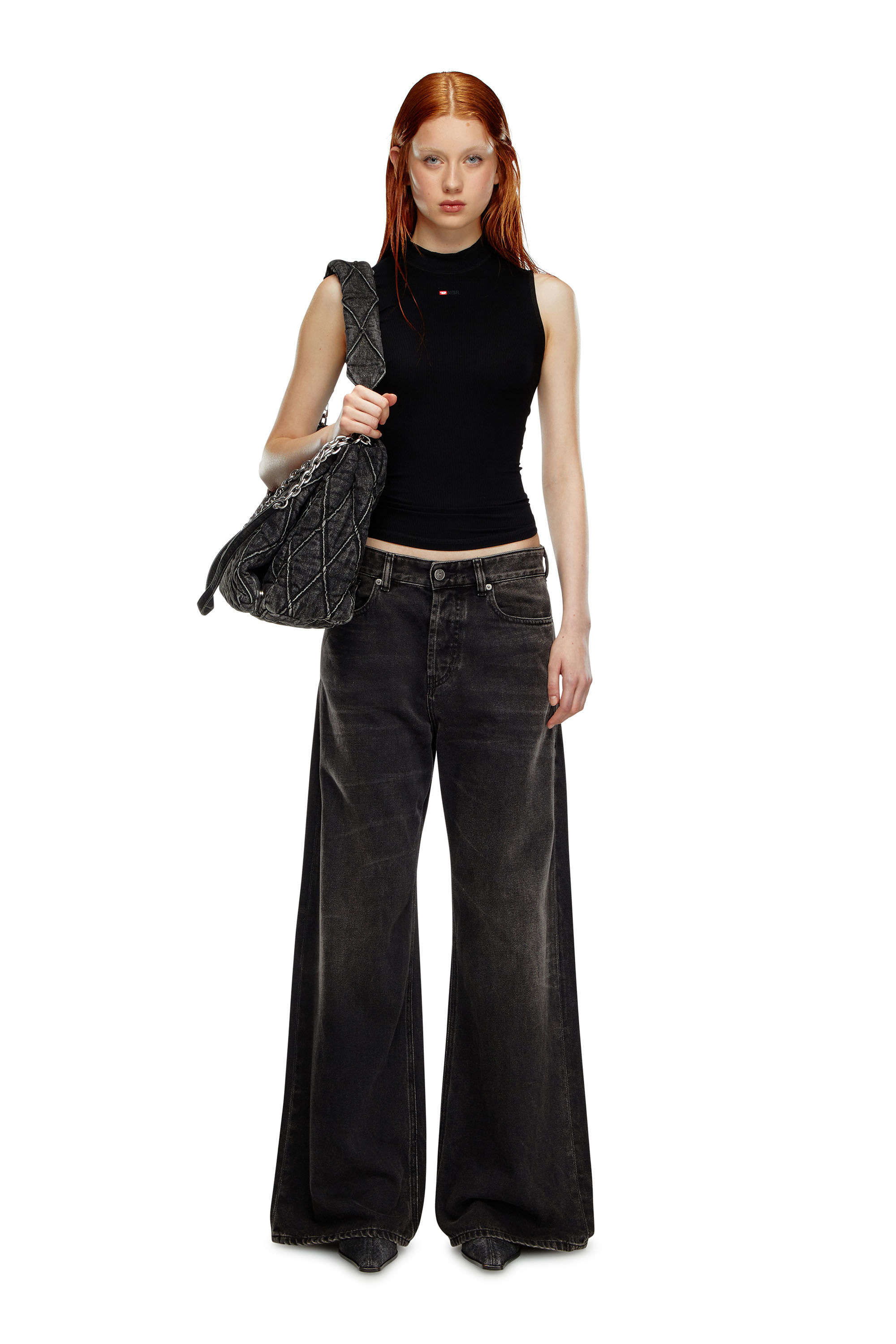 Jeans Donna Relaxed Nero/Grigio scuro 1996 D-Sire | Diesel