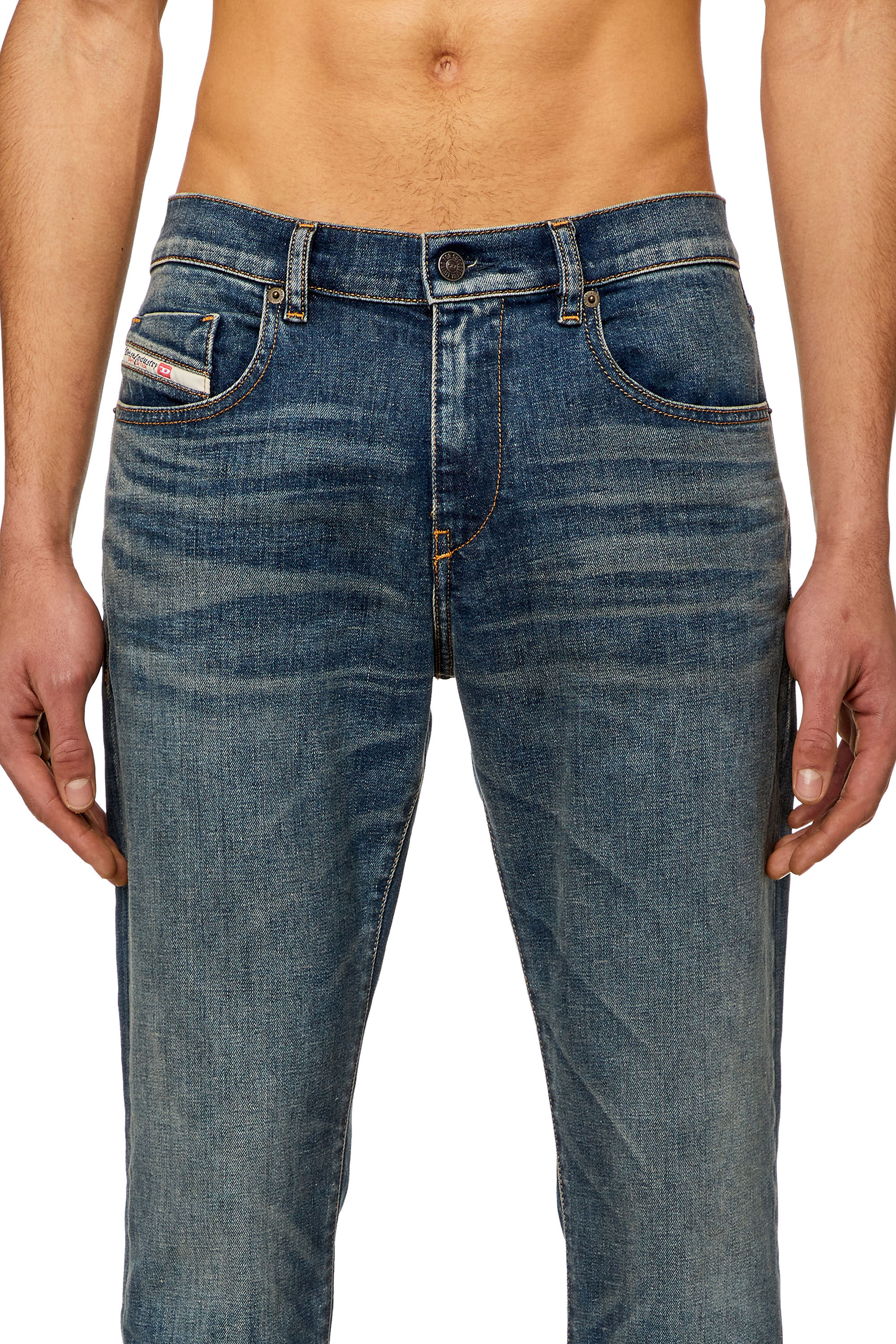 Diesel - Slim Jeans 2019 D-Strukt 09H49, Blu Scuro - Image 5