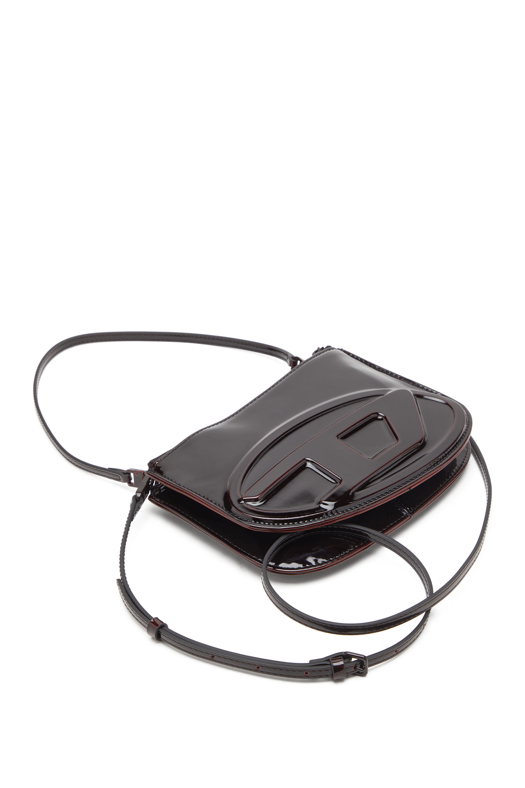 Diesel - 1DR TWIN, 1DR Twin-Borsa a spalla con due tasche in PU effetto liquido Donna in Rosso - 2