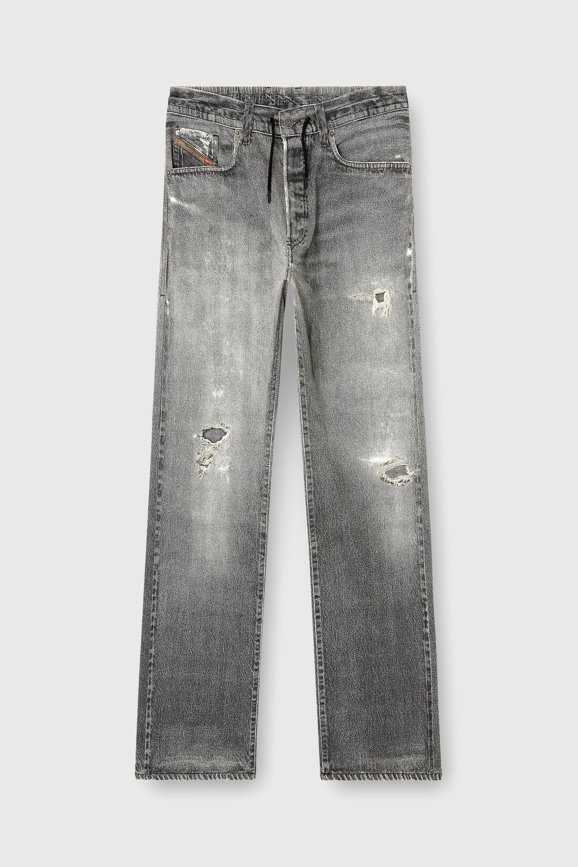 Diesel - Relaxed 2080 D-Reel Joggjeans&reg; 068US Uomo, Grigio - Image 4