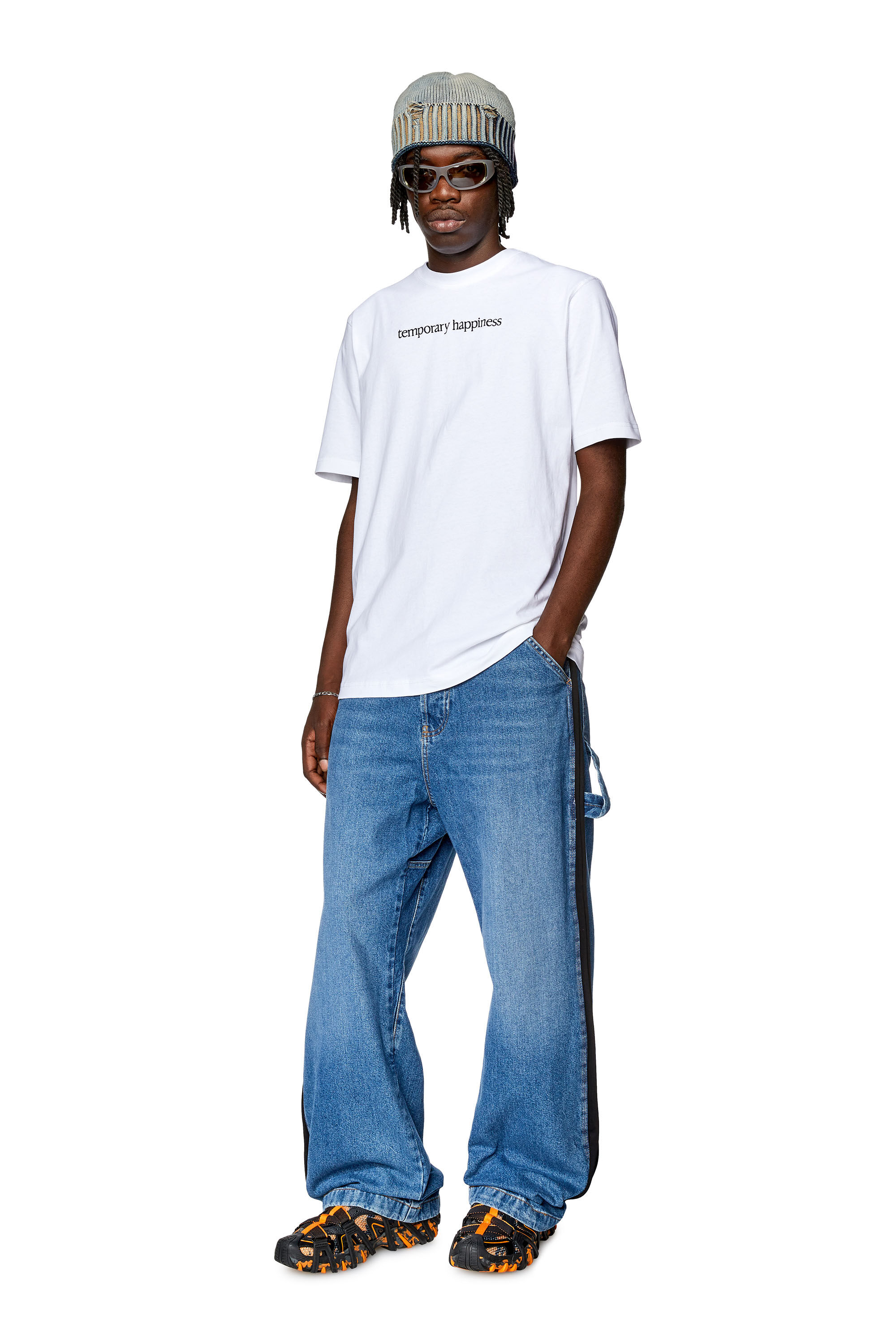 T shirt con ricamo frontale Uomo T JUST L7 Diesel