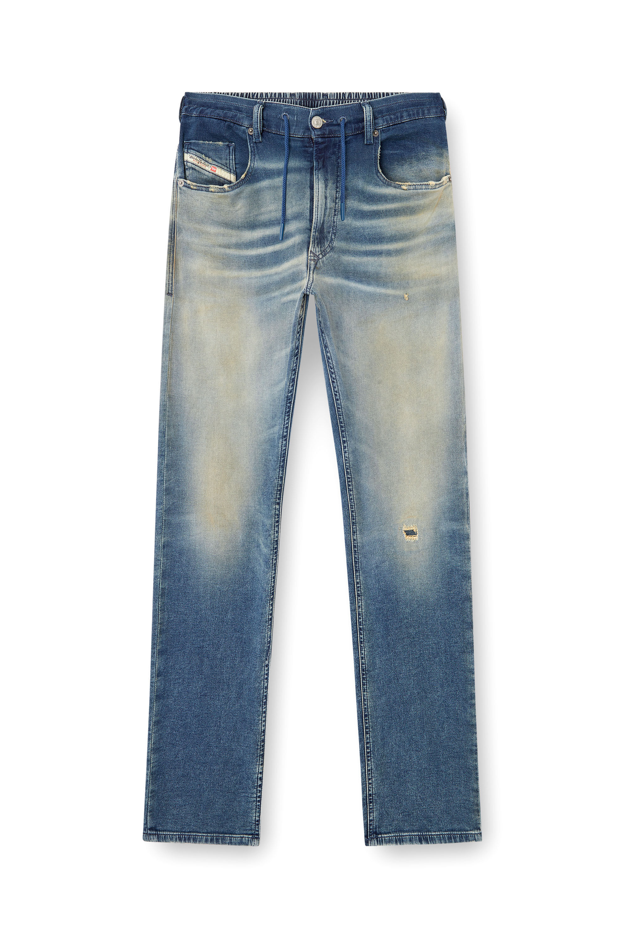 Diesel - Regular 2030 D-Krooley Joggjeans® 068PQ Uomo, Blu medio - Image 2