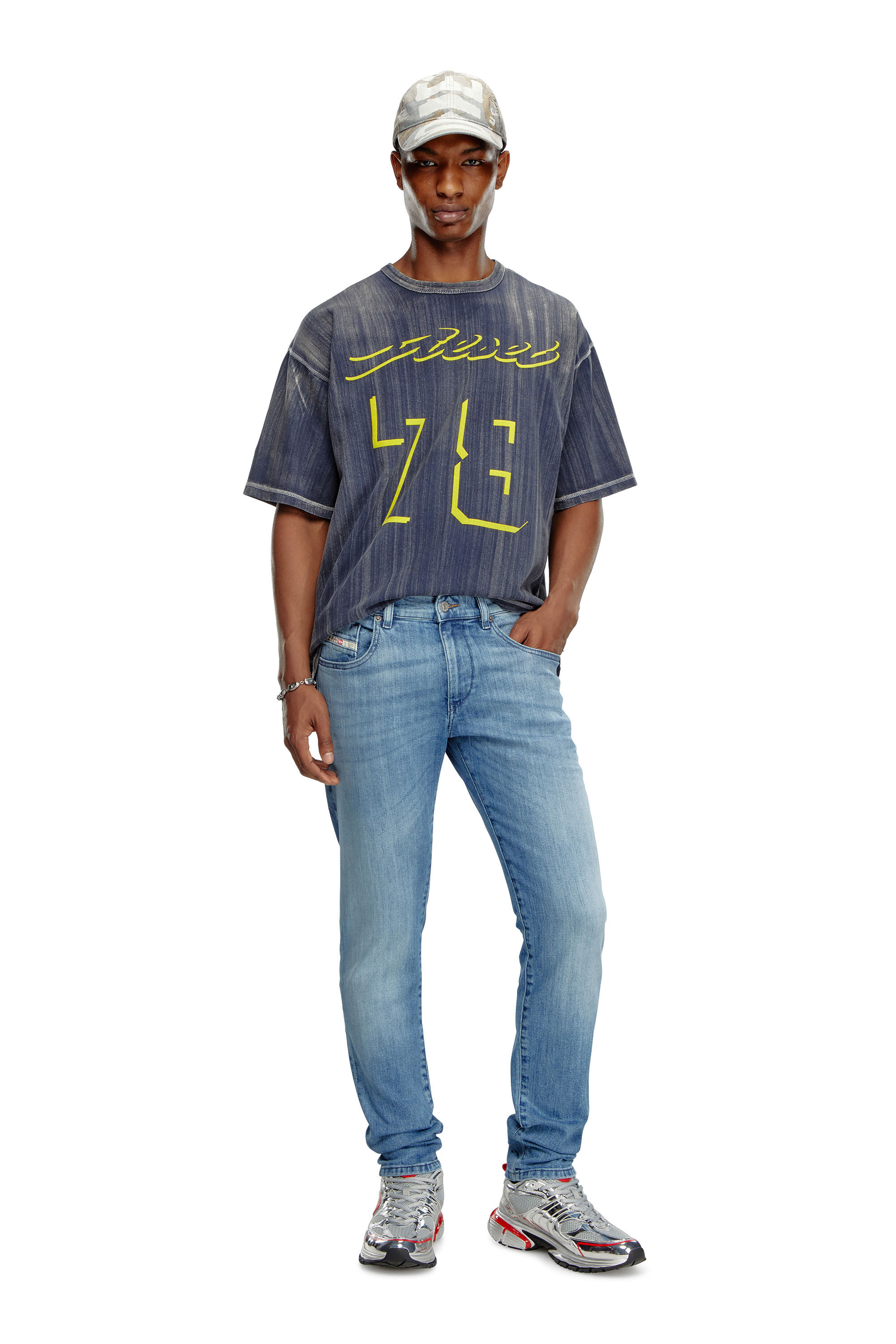 Jeans Uomo Slim Blu Chiaro 2019 D Strukt Diesel