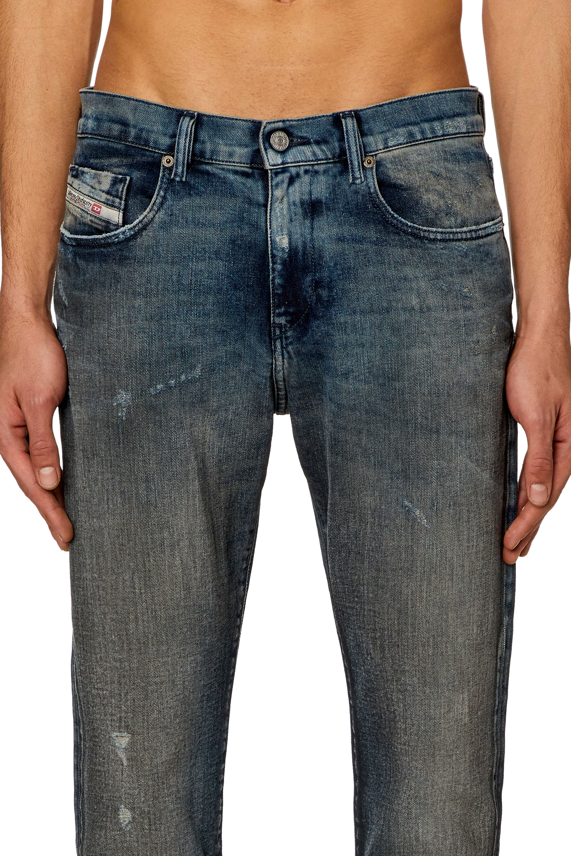 Diesel - Slim Jeans 2019 D-Strukt 09H54, Blu Scuro - Image 5