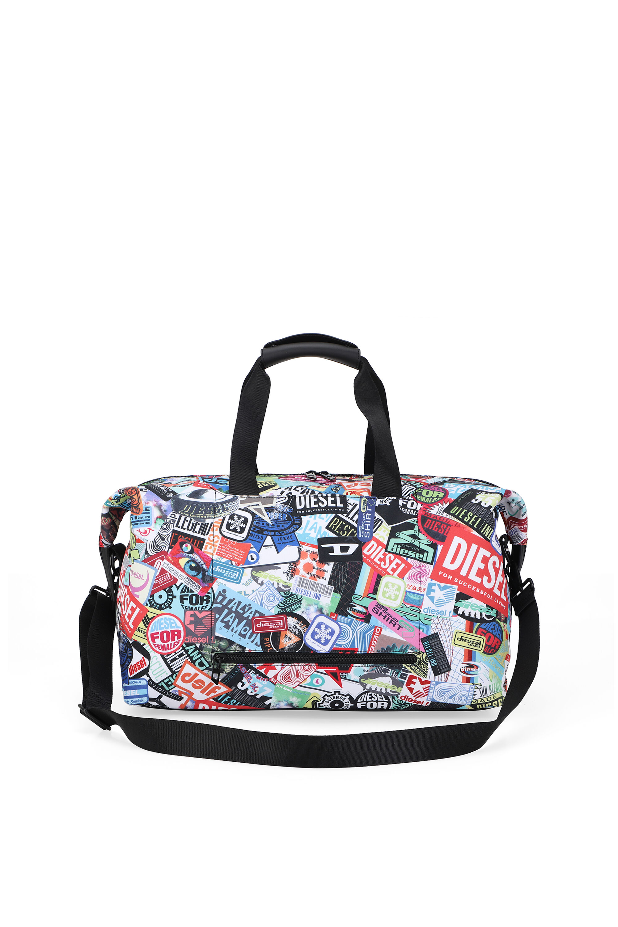 Diesel - DIESEL PC PRINTED DUFFLE-STICKERS- DSB00, Borsa da viaggio con adesivi Unisex in Multicolor - 2