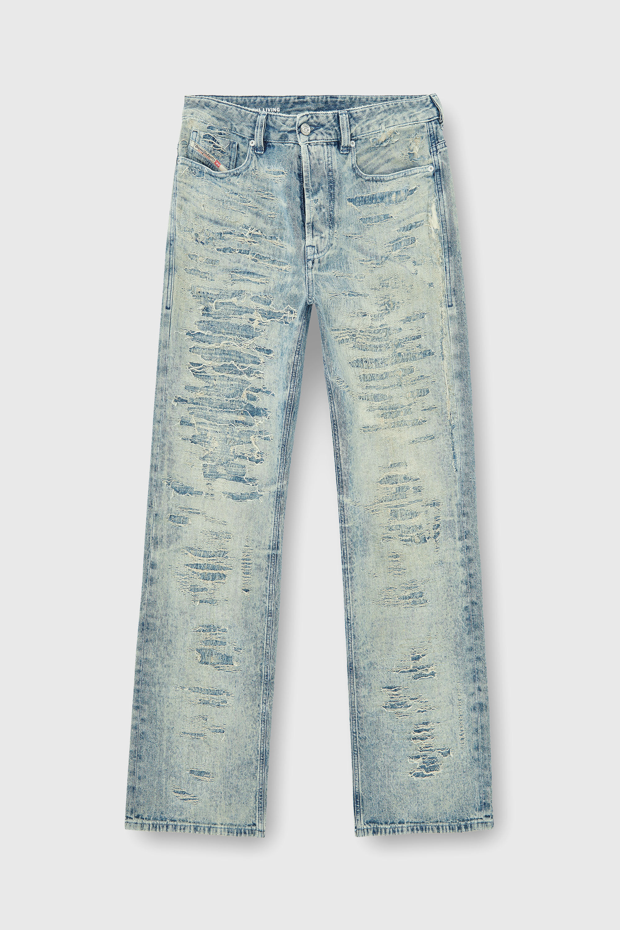 Diesel - Relaxed Jeans 1980 D-Eeper 068YM Uomo, Blu medio - Image 6