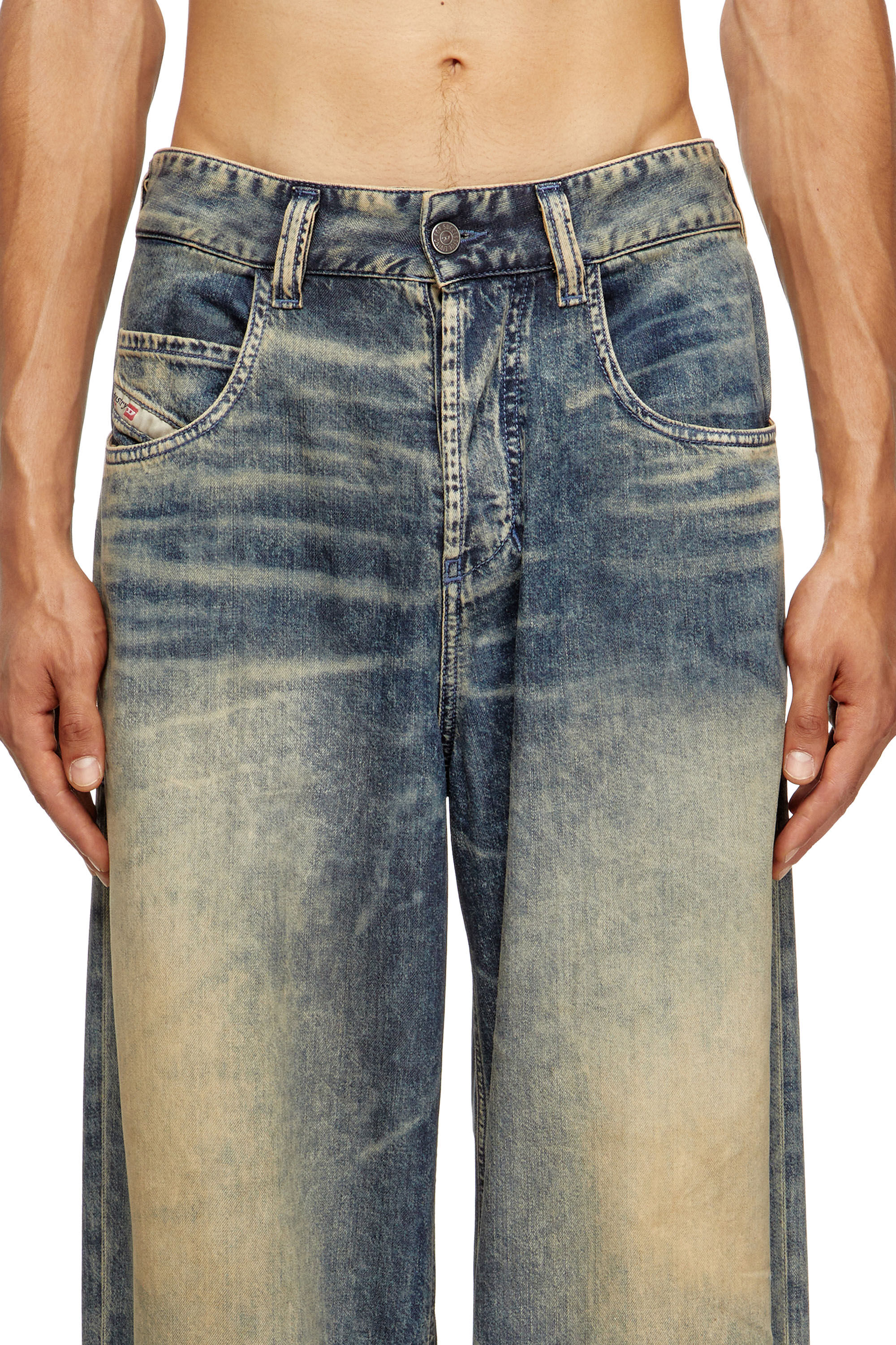 Diesel - Relaxed Jeans 1997 D-Enim-M 0CEBB Uomo, Blu medio - Image 5