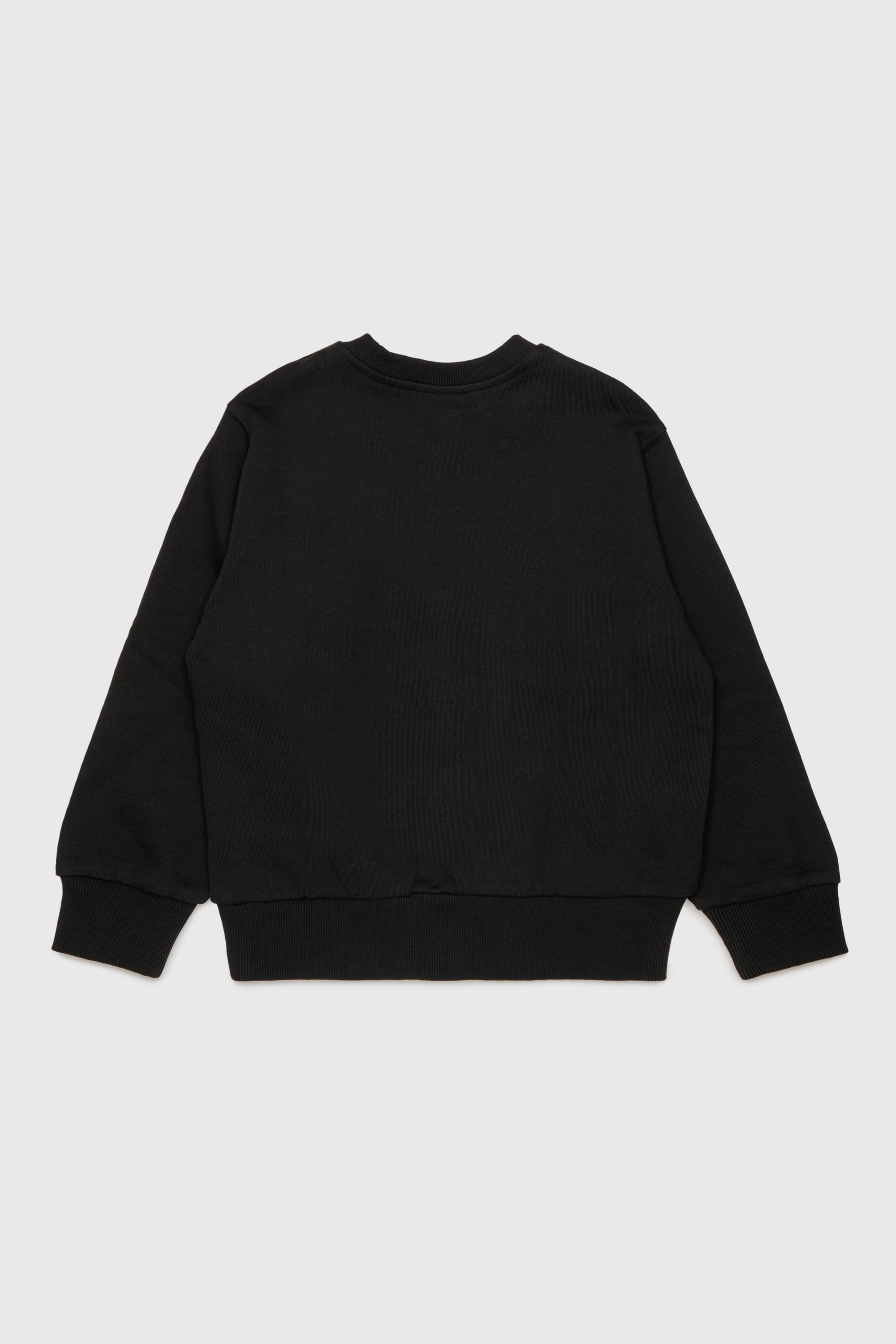 Diesel - SXGIN OVER, Felpa con piccolo logo applicato Unisex in Nero - 2