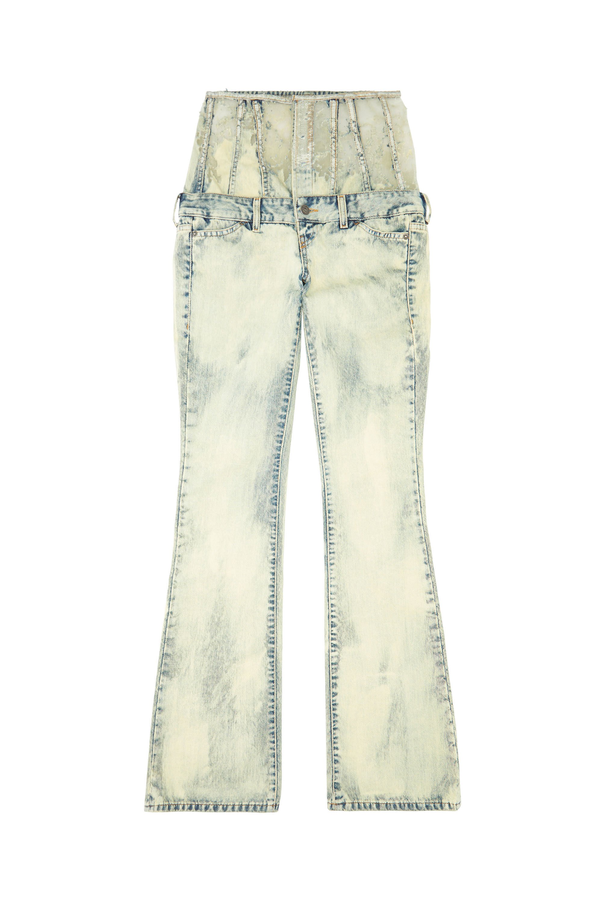 Diesel - 1969 D-Ebbey 068GP Bootcut and Flare Jeans, Blu Chiaro - Image 2