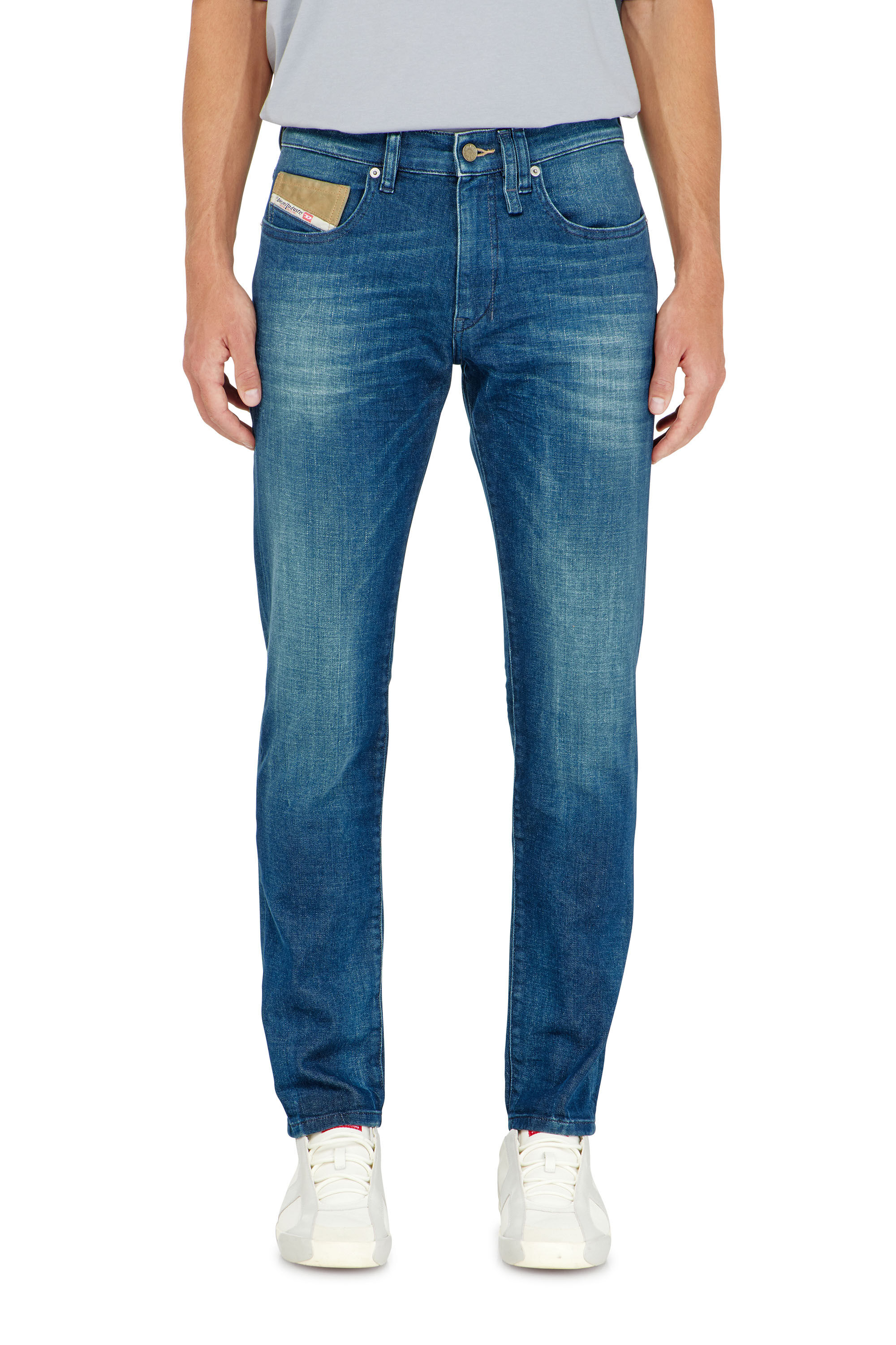 Diesel - Slim Jeans 2019 D-Strukt 0PBBZ Uomo, Blu medio - Image 4