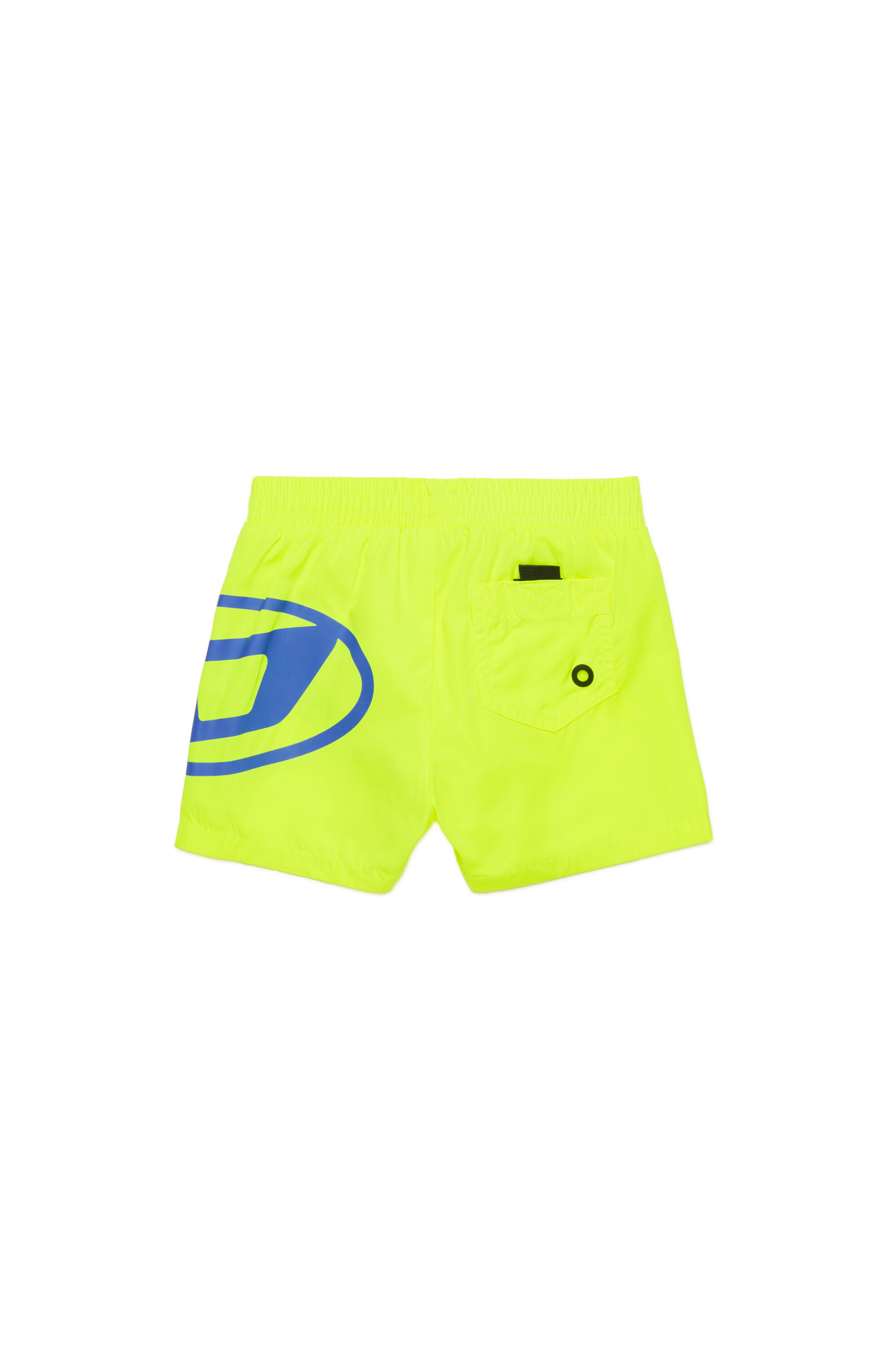Diesel - MRULB, Pantaloncini da bagno con stampa Oval D Uomo in Giallo - 2