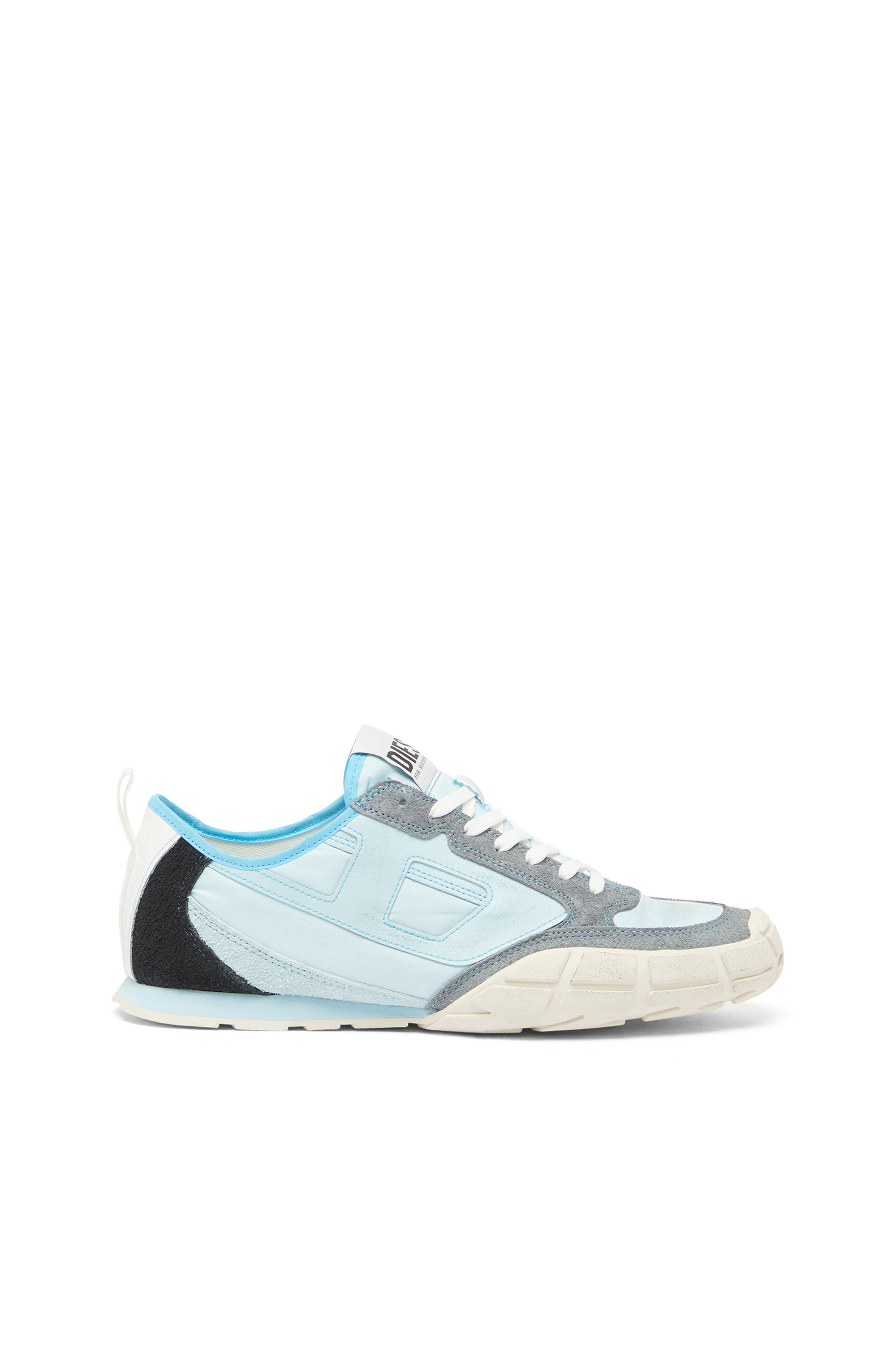 Diesel - S-PAGODHA LOW, S-Pagodha - Sneakers in pelle e nylon Uomo in Blu - 1