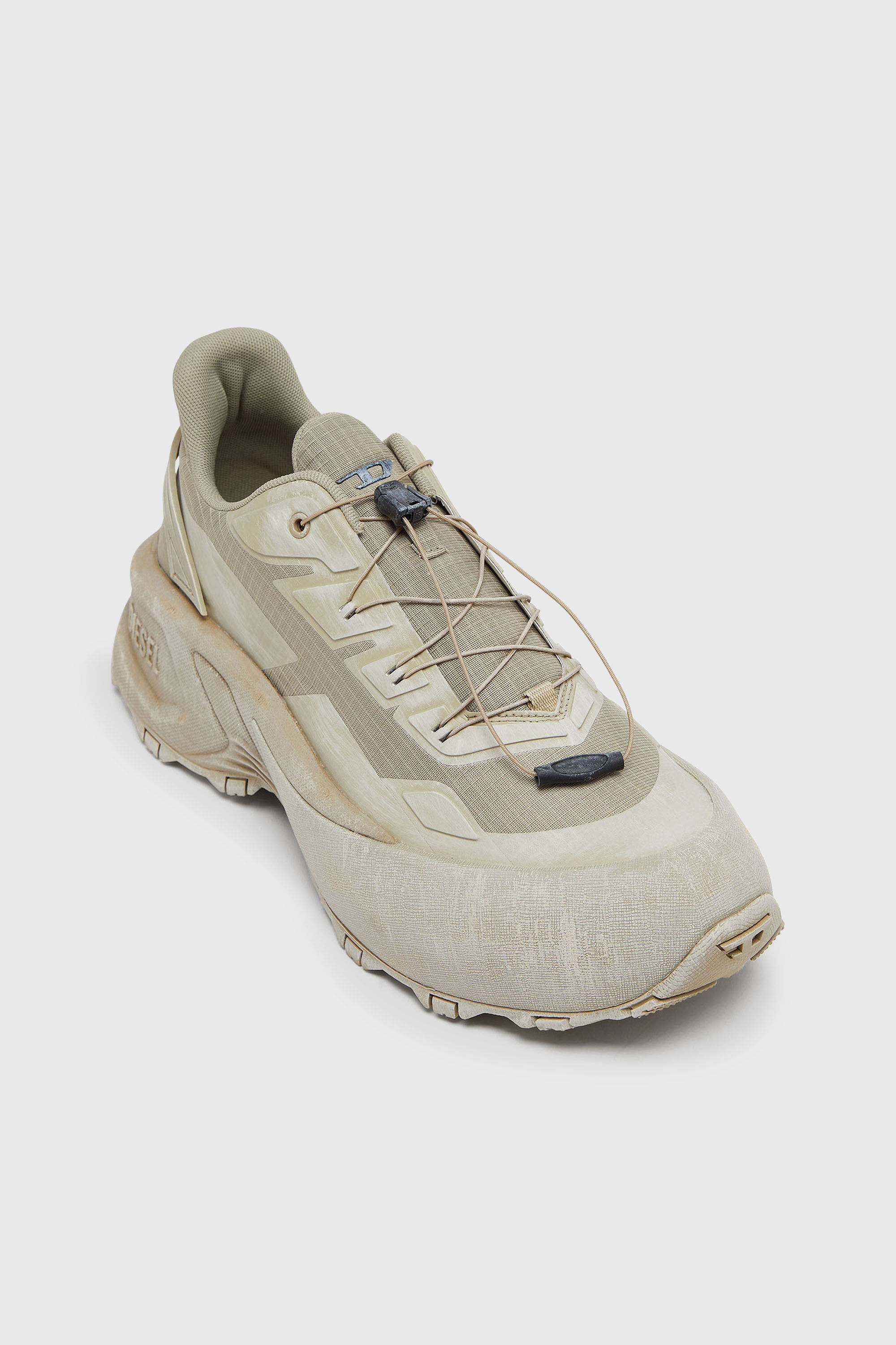 Diesel - D-CAGE RUNNER, D-Cage-Sneaker in ripstop distressed Uomo in Verde - 6
