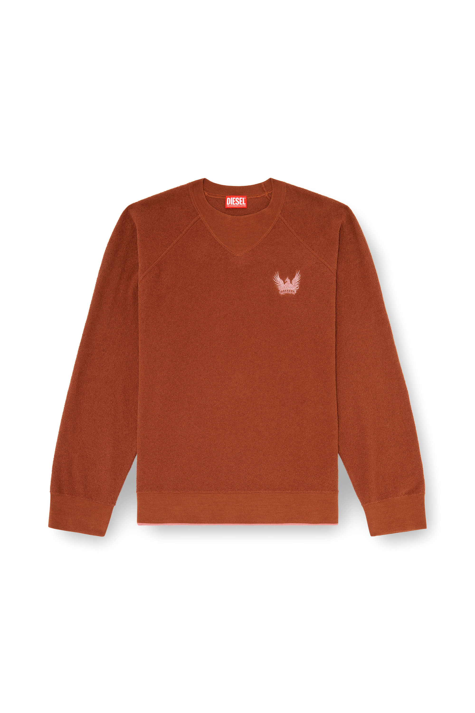 Diesel - K-RALFS, Maglione boucl&eacute; con ricamo Phoenix Uomo in ToBeDefined - 2