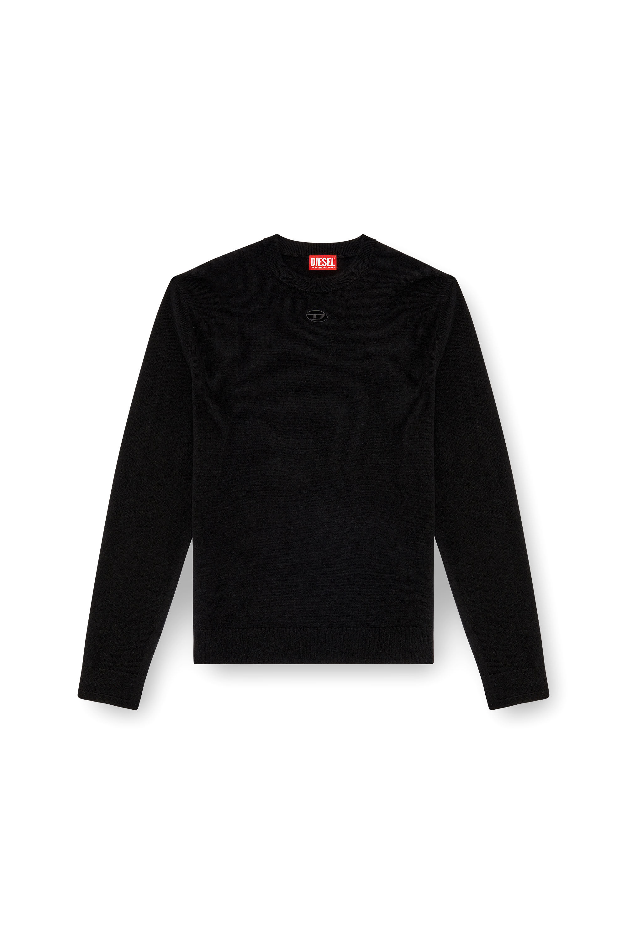 Diesel - K-VIERI, Maglia in lana e cotone Uomo in Nero - 2
