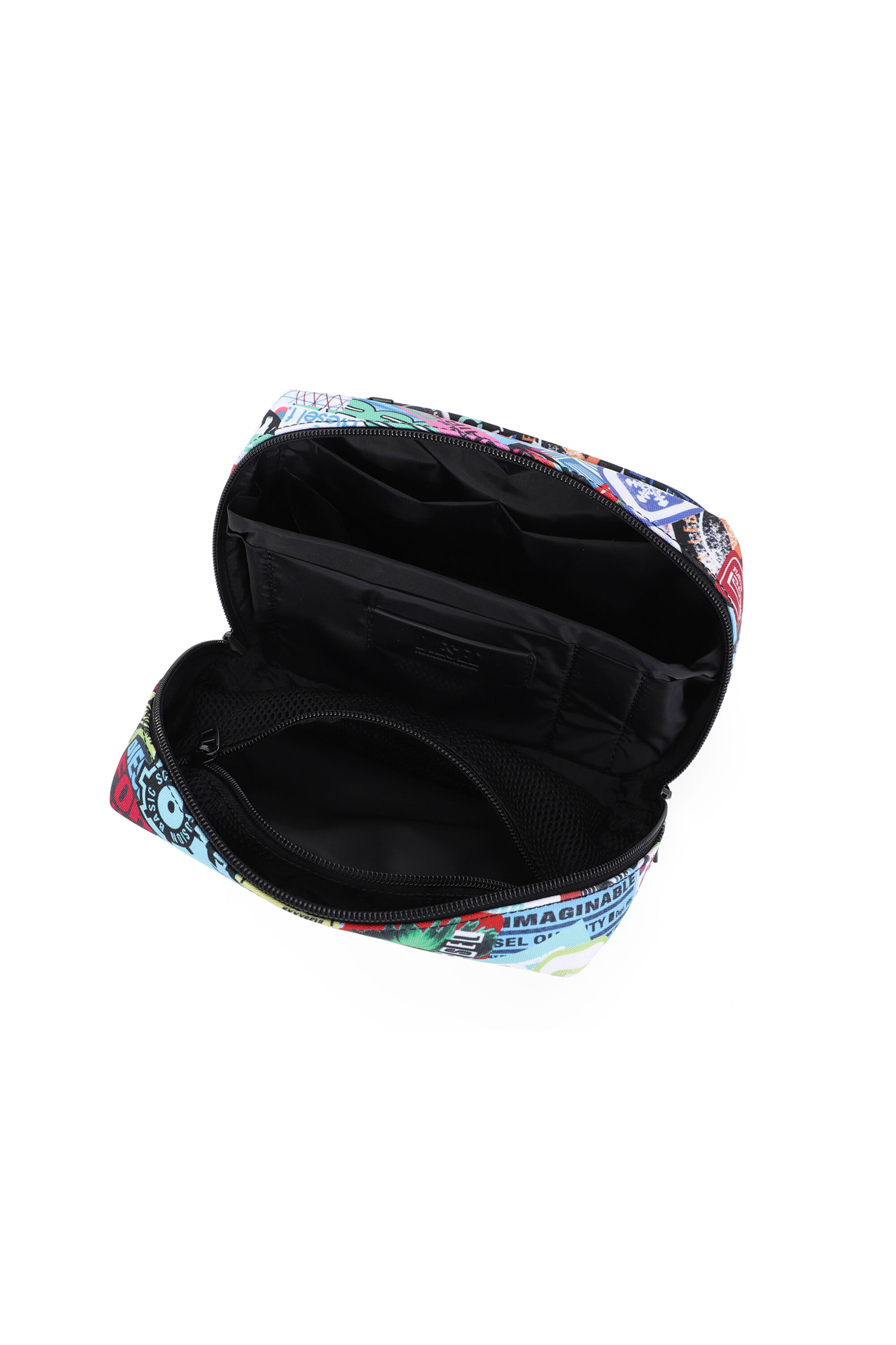 Diesel - DIESEL PC PRINTED BEAUTY CASE-STICKERS-, Beauty case con adesivi Unisex in Multicolor - 3