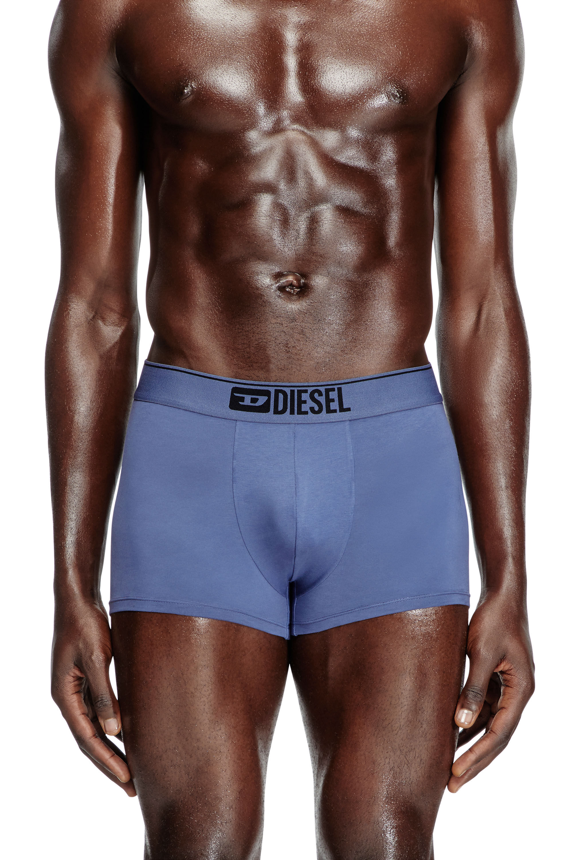 Diesel - UMBX-DAMIENTHREEPACK, Set di tre boxer tinta unita Uomo in Nero - 3