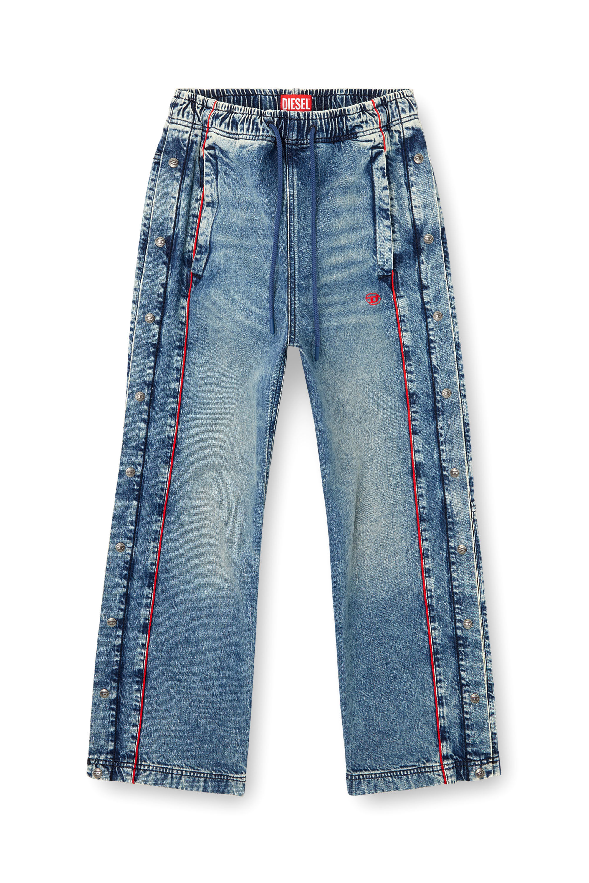 Diesel - Relaxed Jeans D-Axfor 0ABCP Unisex, Blu medio - Image 2