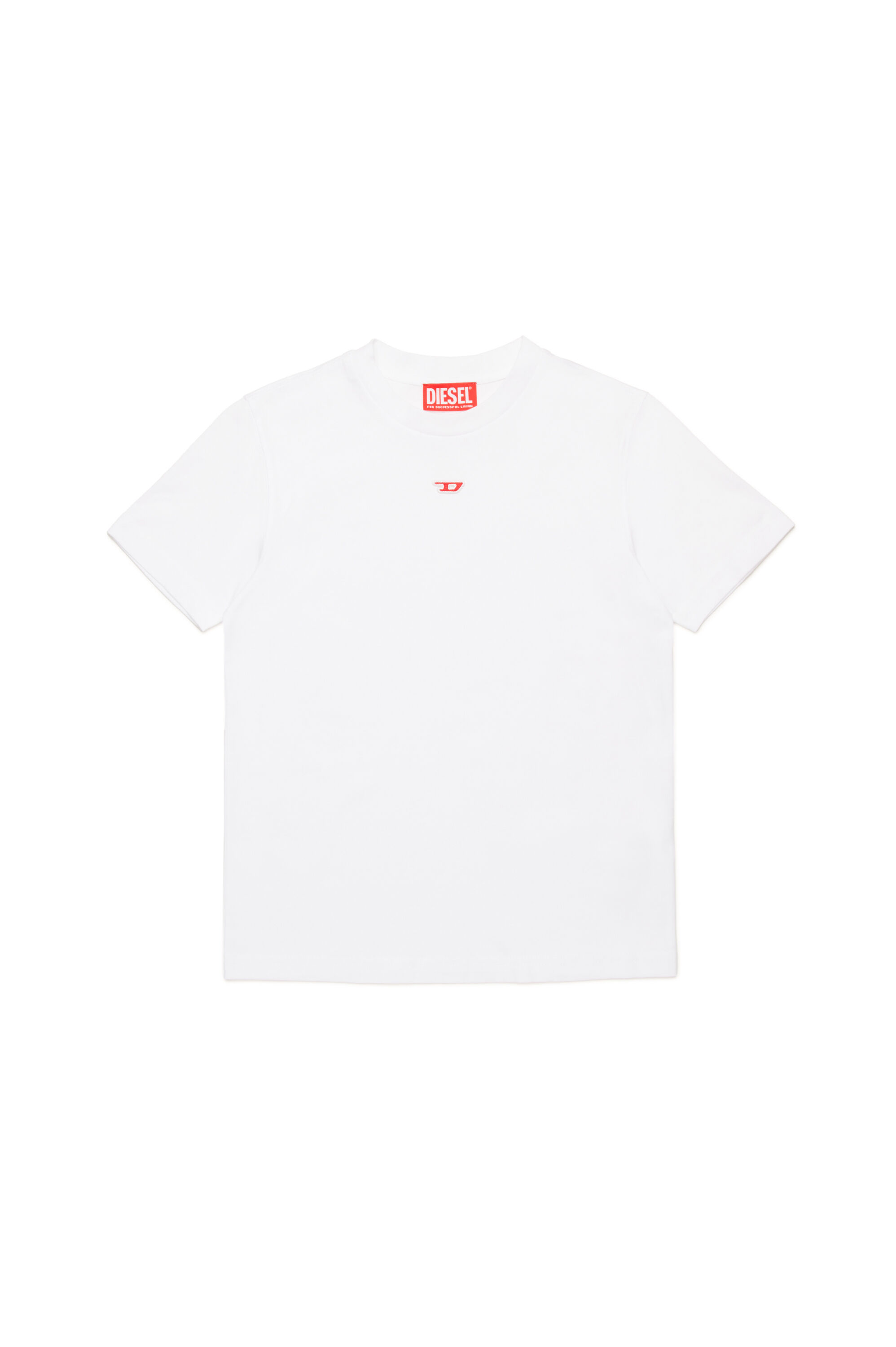 Diesel - TDIEGORD, T-shirt con logo D Unisex in Bianco - 1