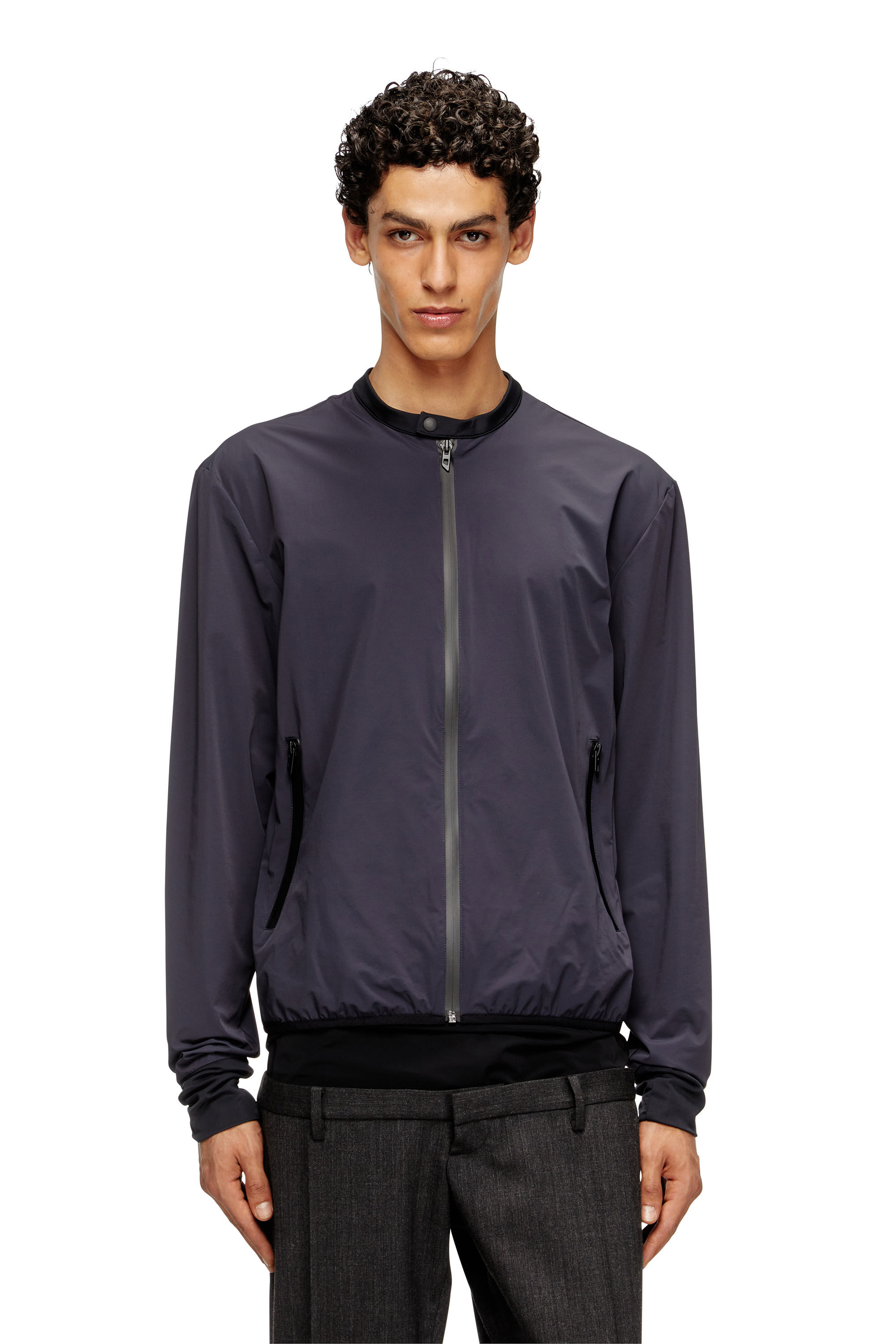 Diesel - J-DOMNALL-NY, Giacca in nylon bi-stretch Uomo in Blu - 3