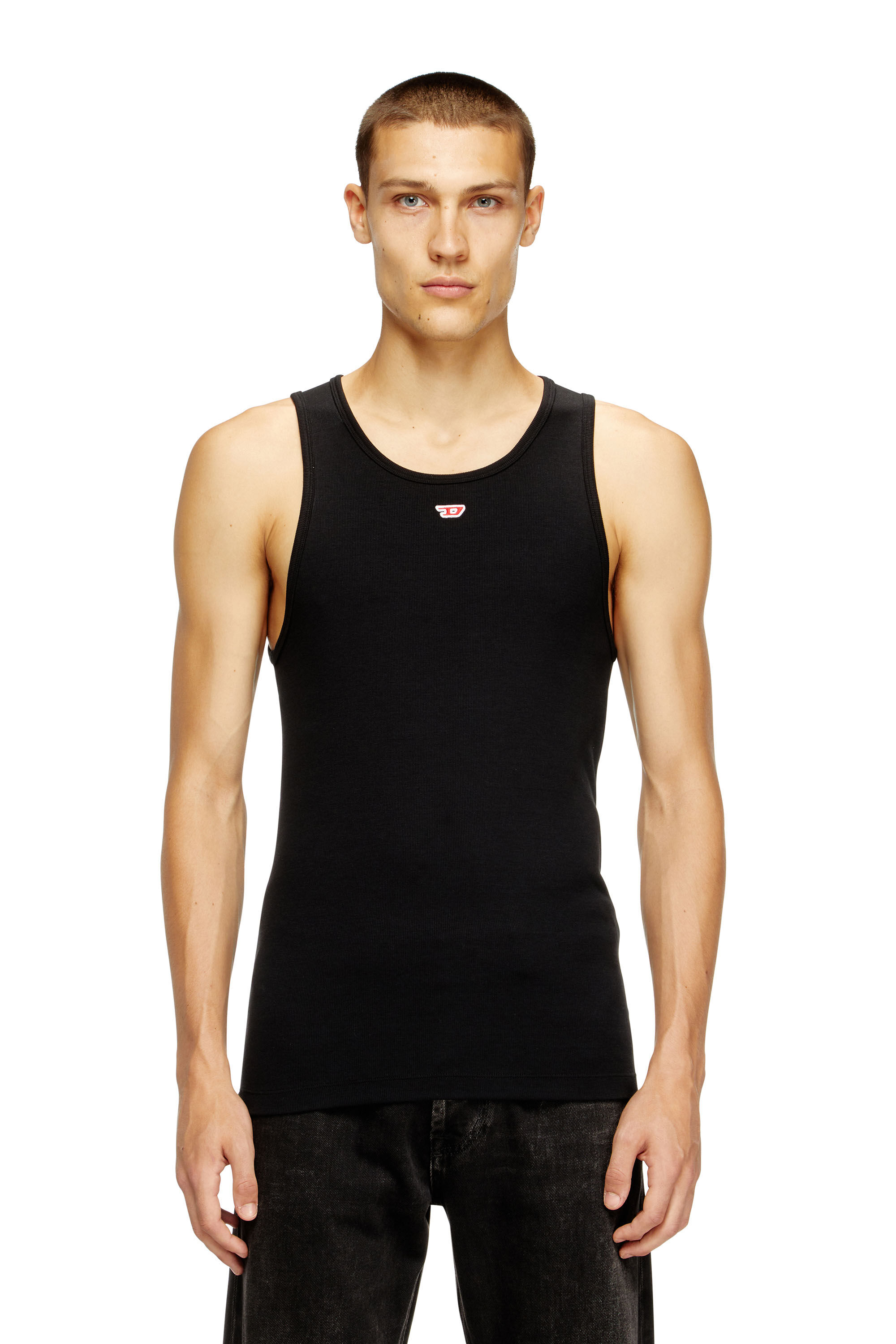 Diesel - T-LIFTY-D, Canotta con mini logo D applicato Uomo in Nero - 3