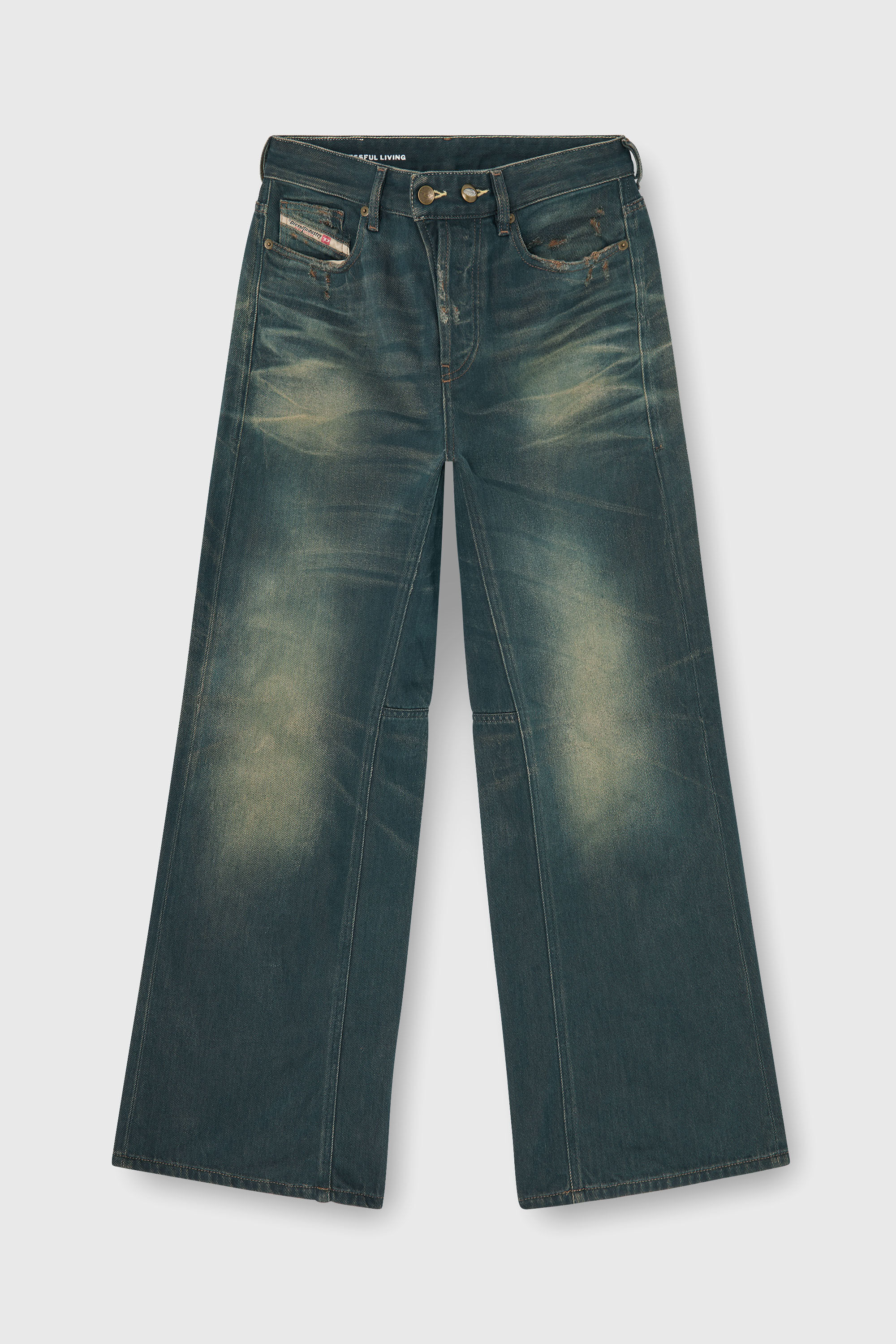 Diesel - Relaxed Jeans 1996 D-Sire 09P85 Donna, Blu Scuro - Image 6