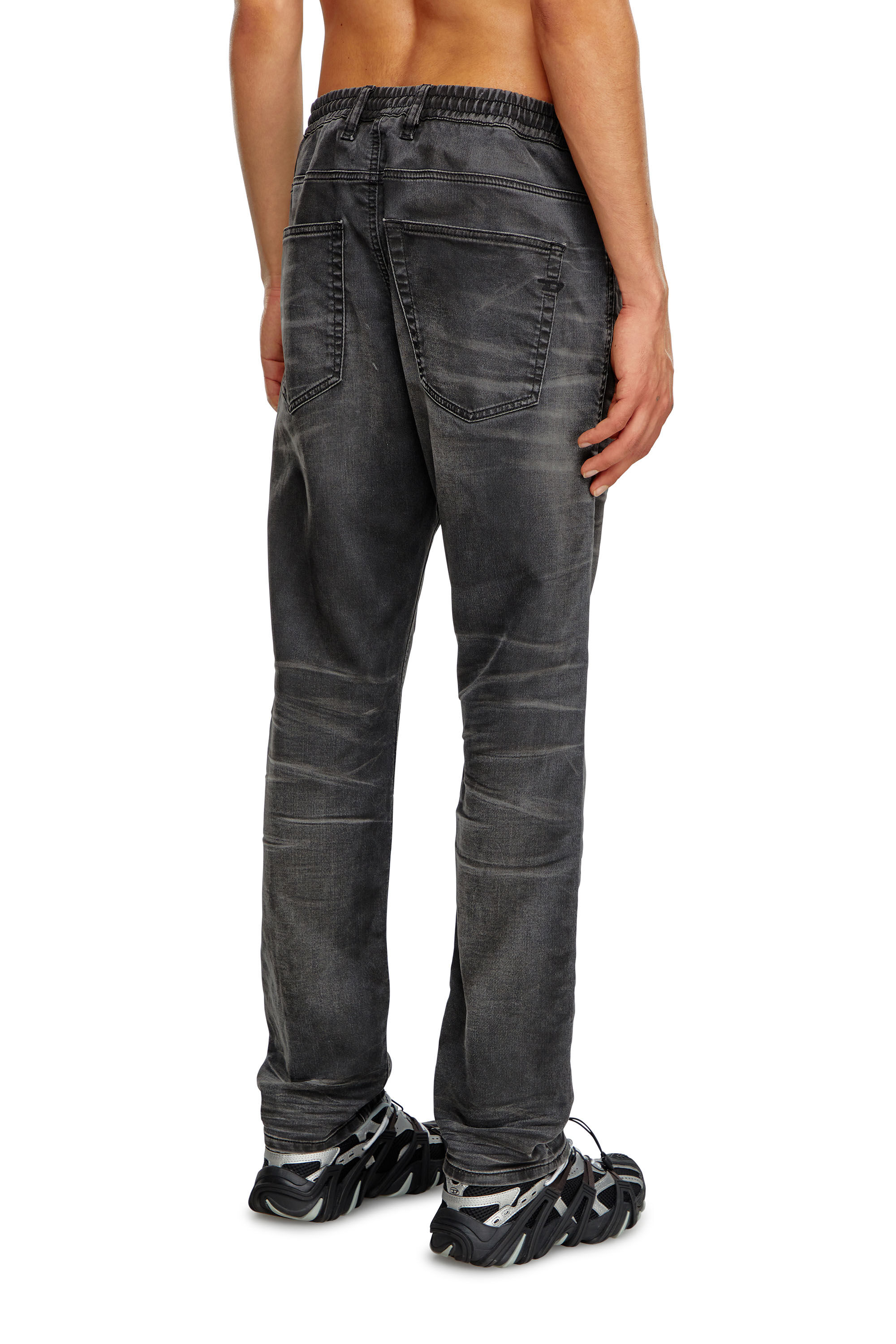 Men's Regular Jeans | Mid 2030 D-Krooley Joggjeans®Black/Dark grey