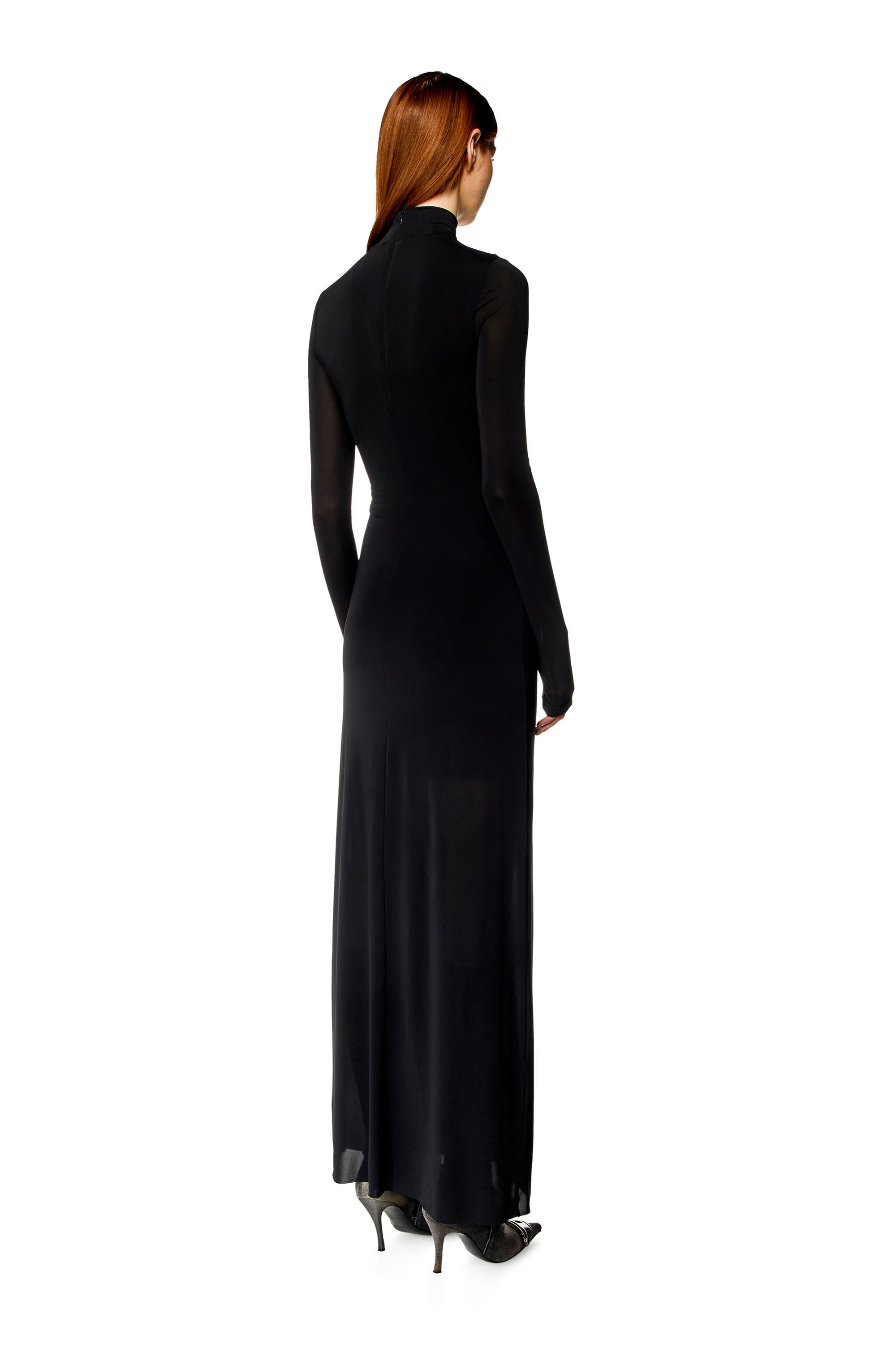 Vestito lungo collo alto on sale