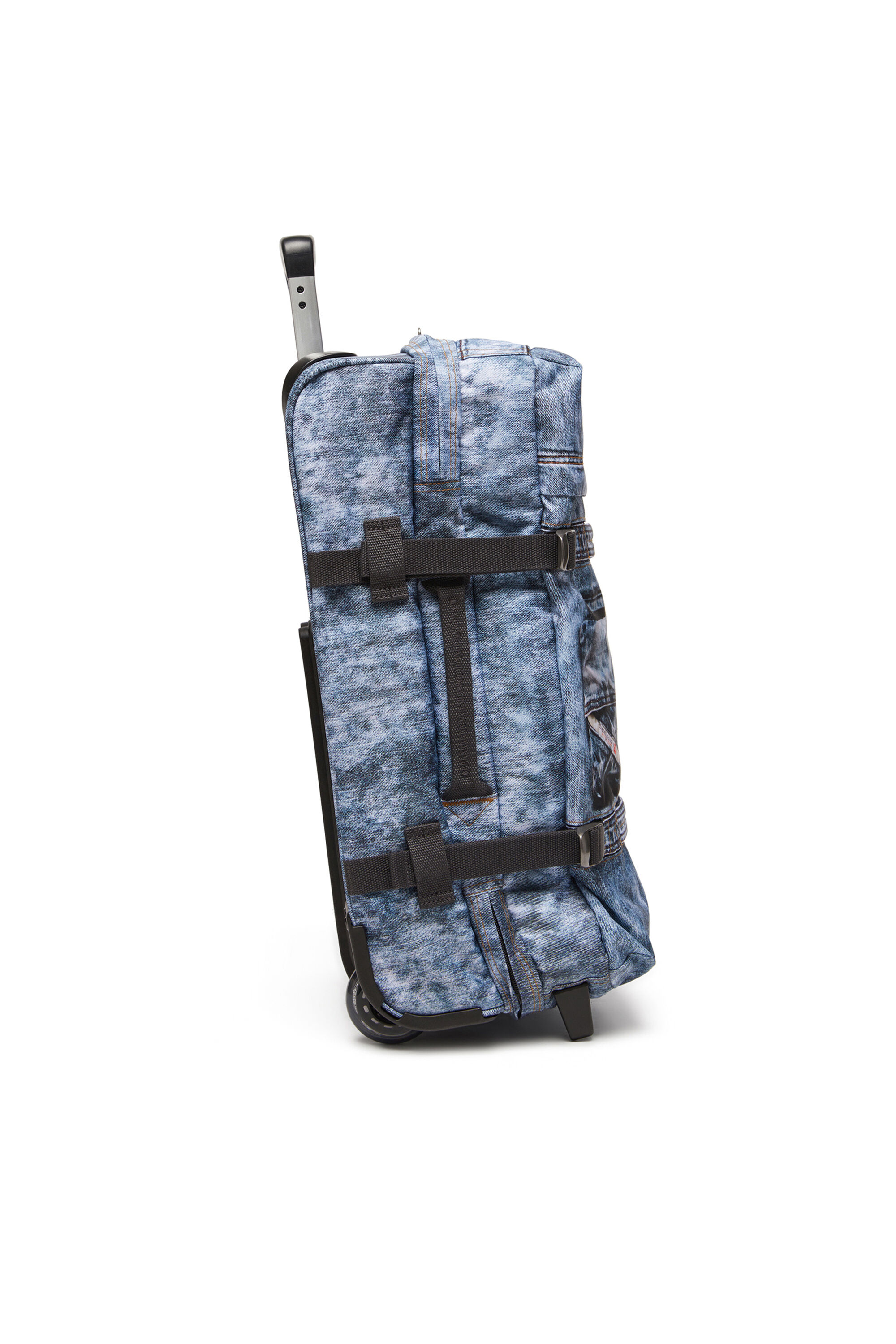 Diesel - DIESEL TRANSIT'R S, Zaino da cabina in denim trompe l'oeil Unisex in Blu - 3