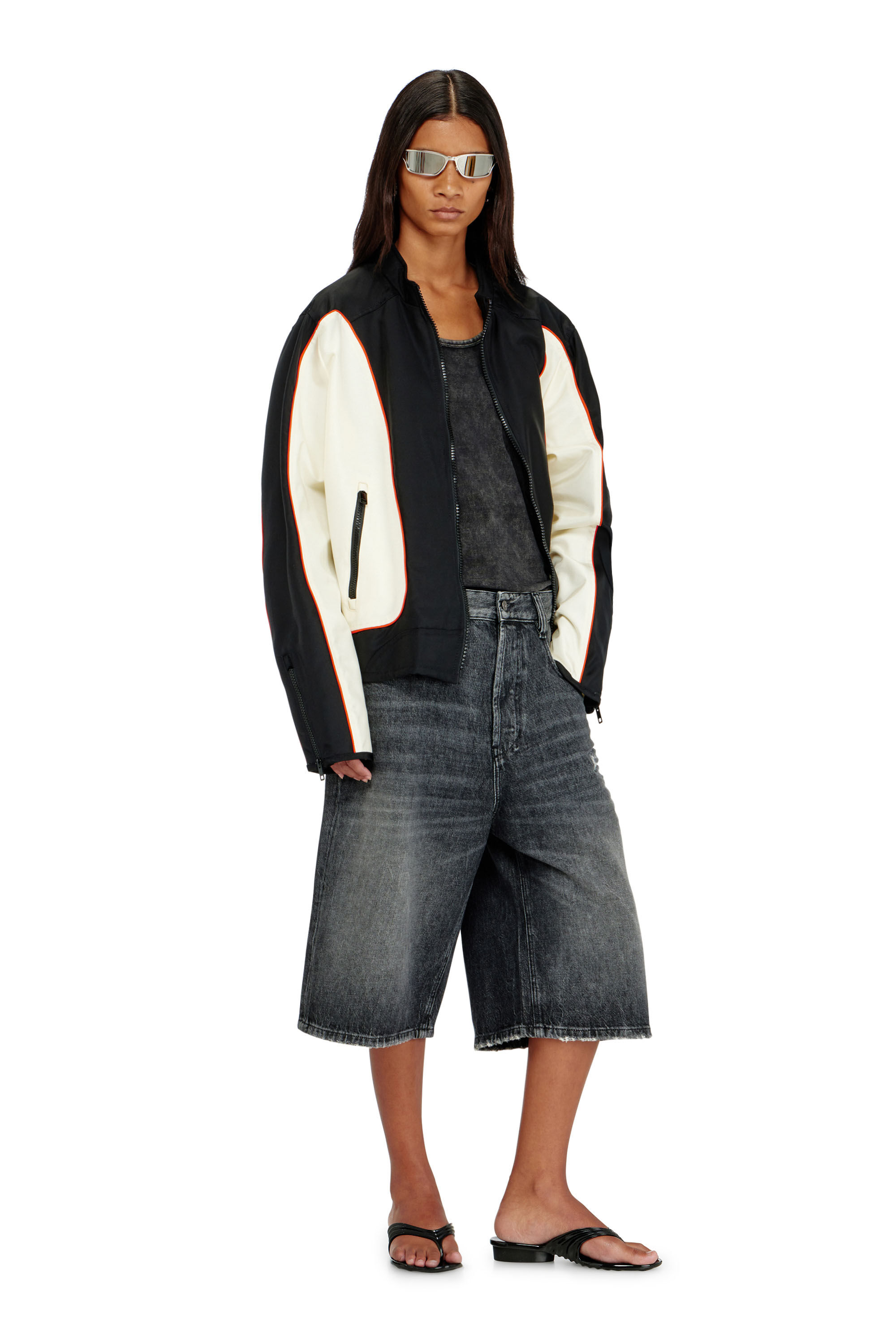 Diesel - MELISSA QUANTUM THONG, Infradito in Melflex&reg; Donna in Nero - 7