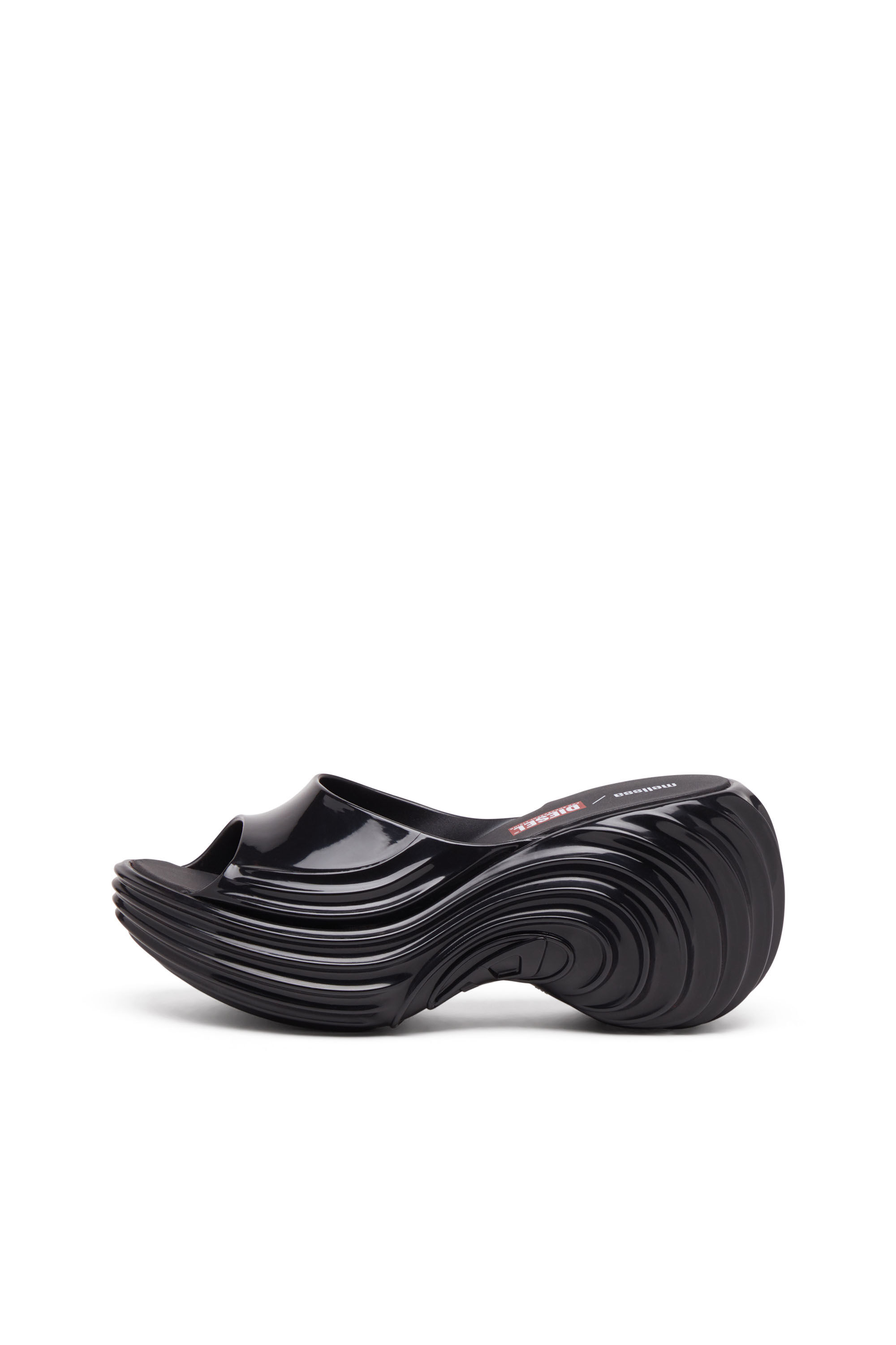 Diesel - MELISSA QUANTUM PLATFORM, Mule platform in Melflex® Donna in Nero - 8