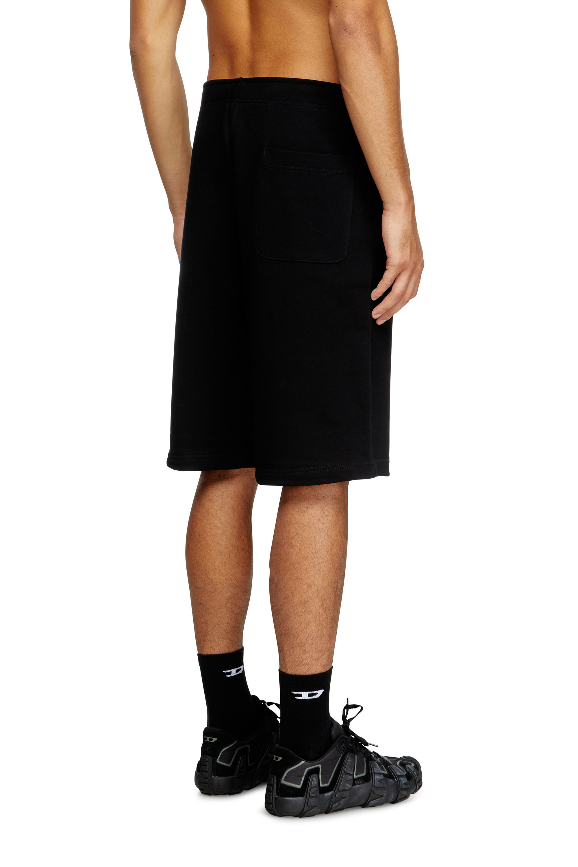 Diesel - P-MARSHY-OD, Short sportivi con logo a iniezione Uomo in Nero - 4