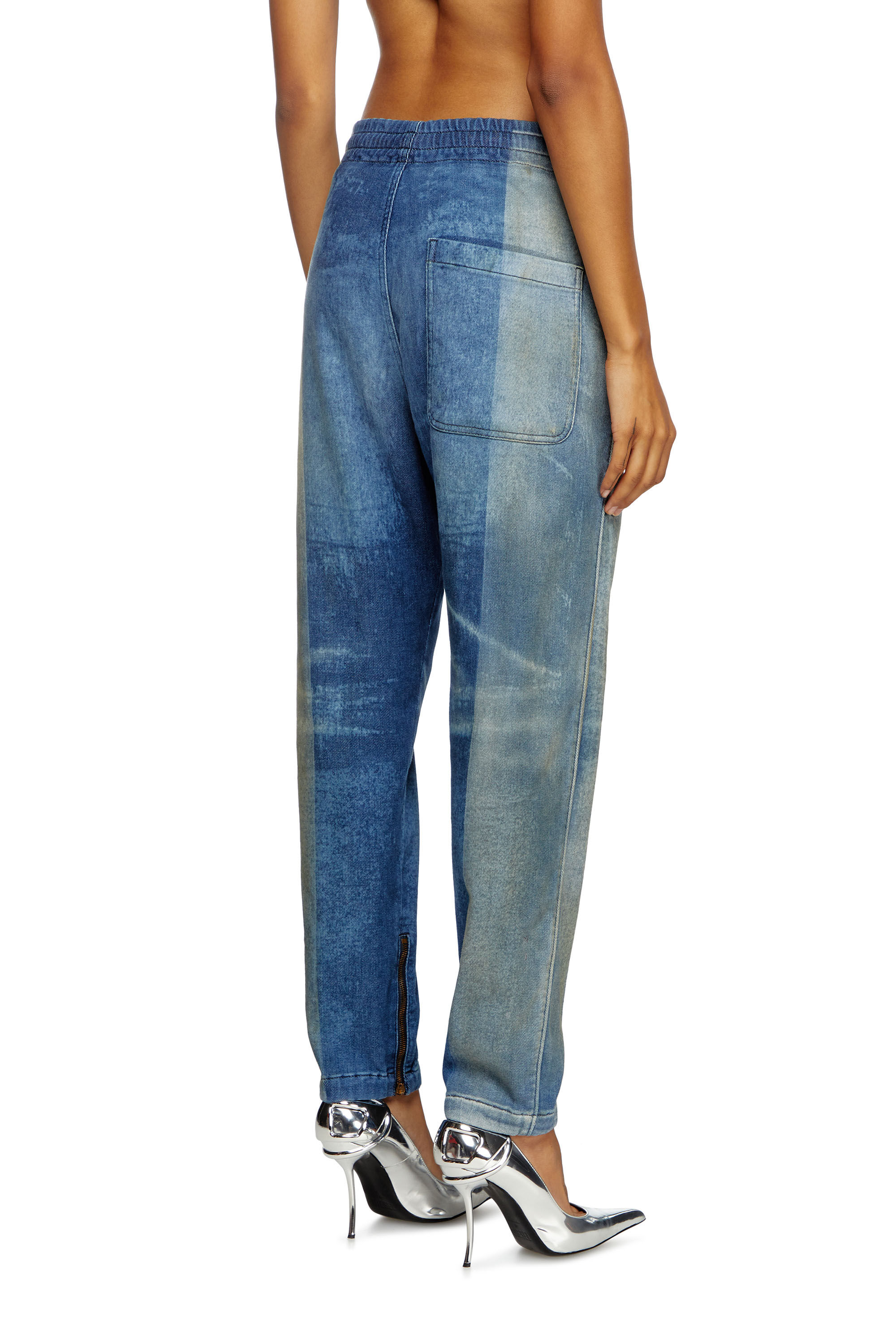 Diesel - Tapered D-Larry 09L05 Unisex, Blu medio - Image 4