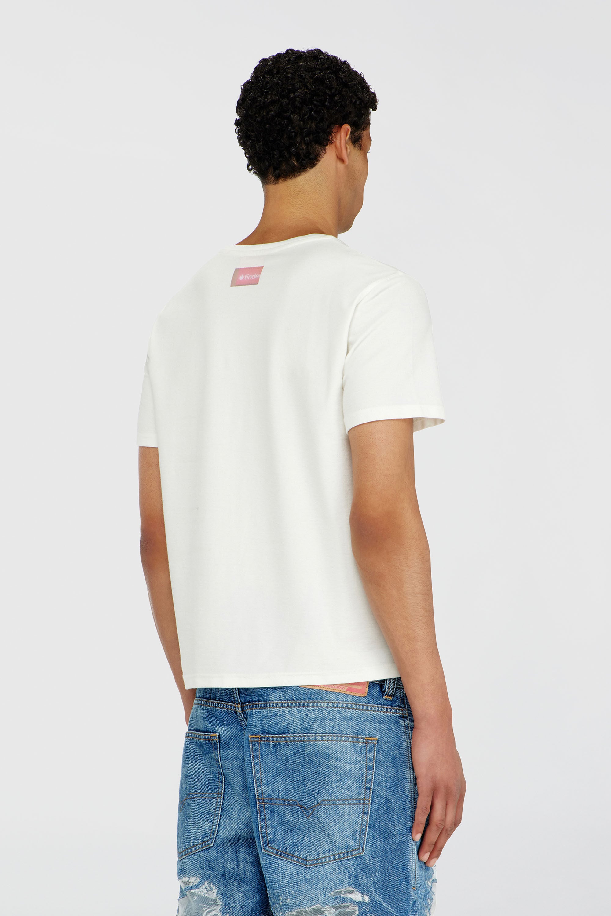 Diesel - PR-T-NOTS-CHI-R, T-shirt con logo For Successful Loving Unisex in Bianco - 4