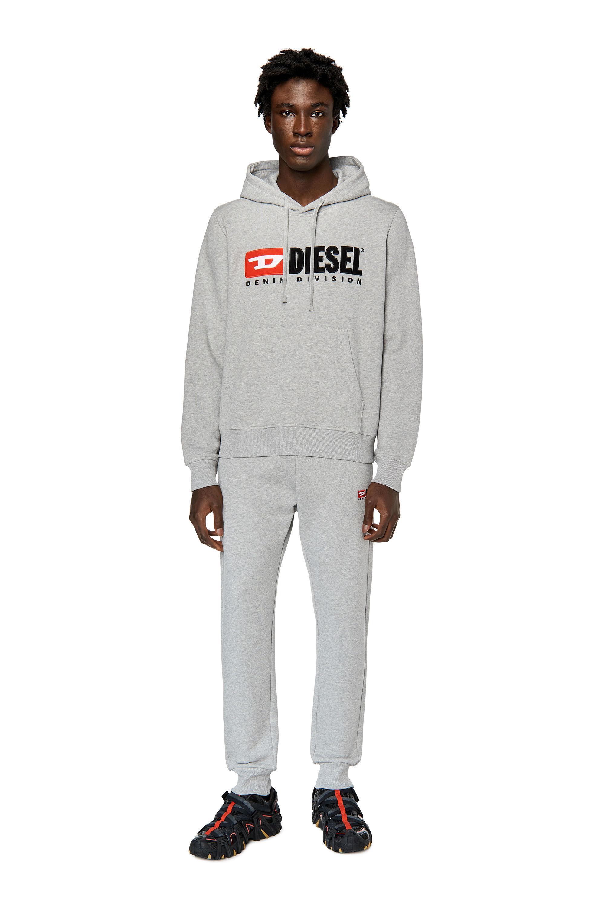 P TARY DIV Uomo Pantaloni tuta con logo ricamato Diesel