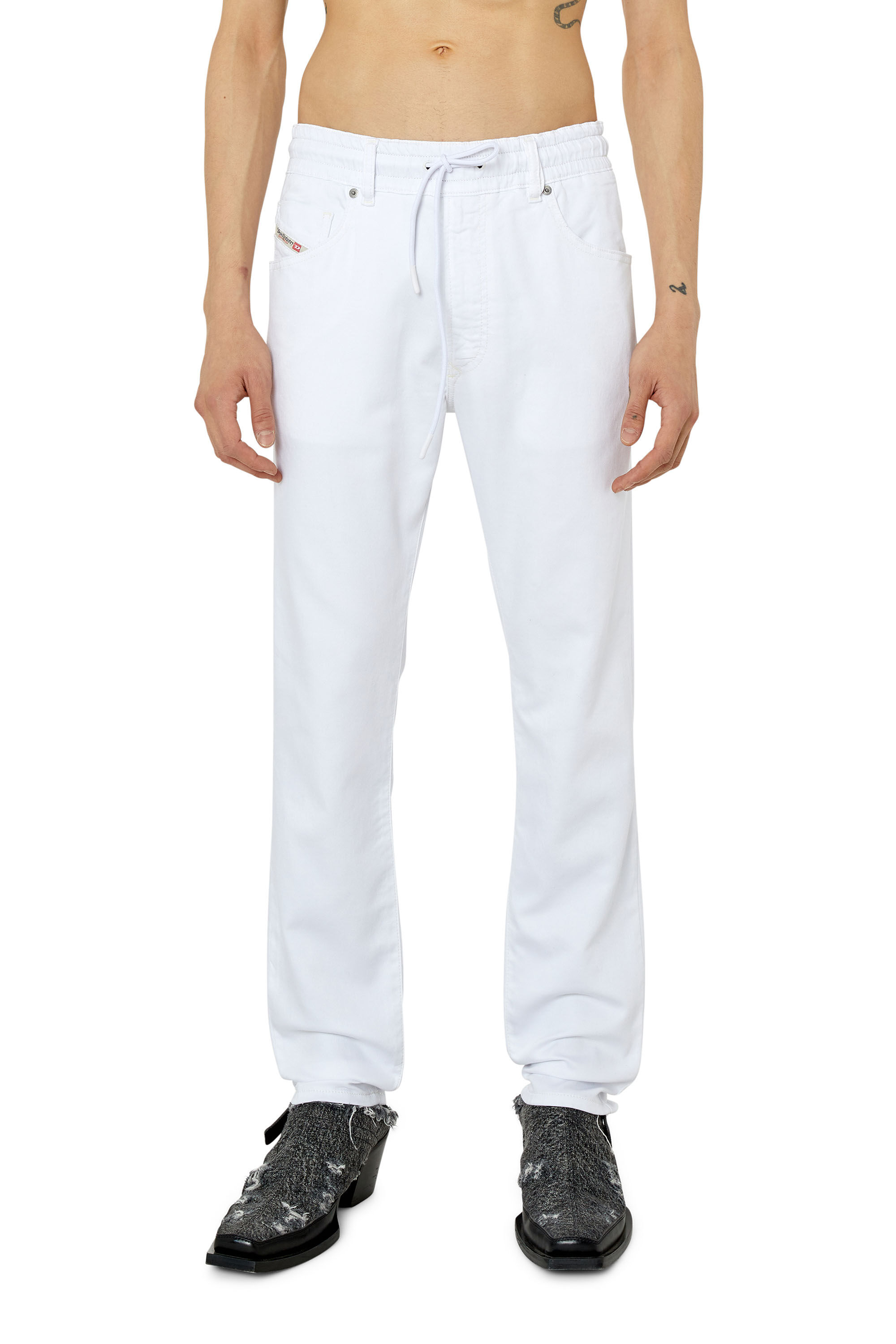 Diesel - Krooley JoggJeans® 0684U Tapered, Bianco - Image 3
