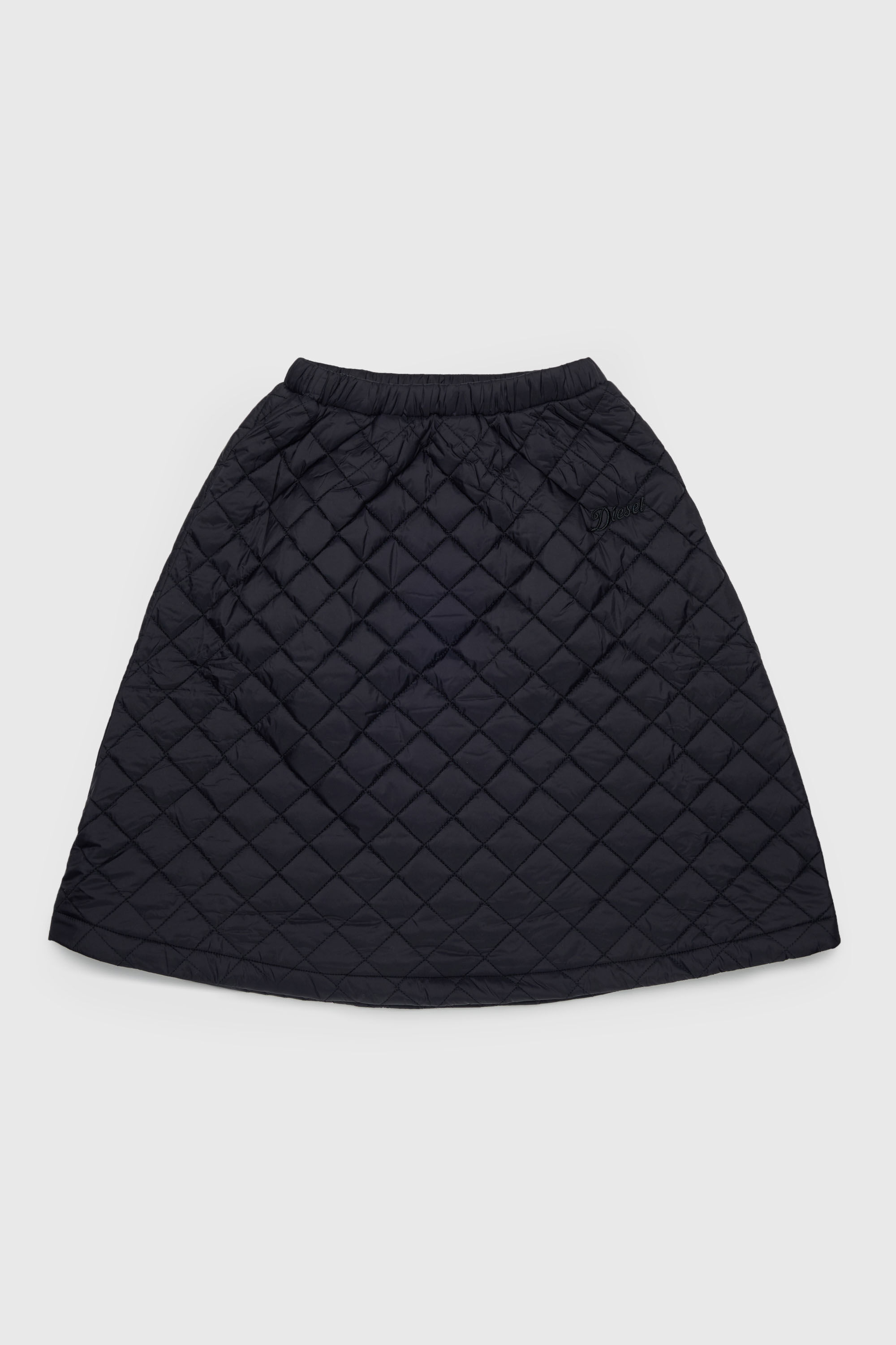 Diesel - GMONTY, Gonna in nylon trapuntato Donna in Nero - 1
