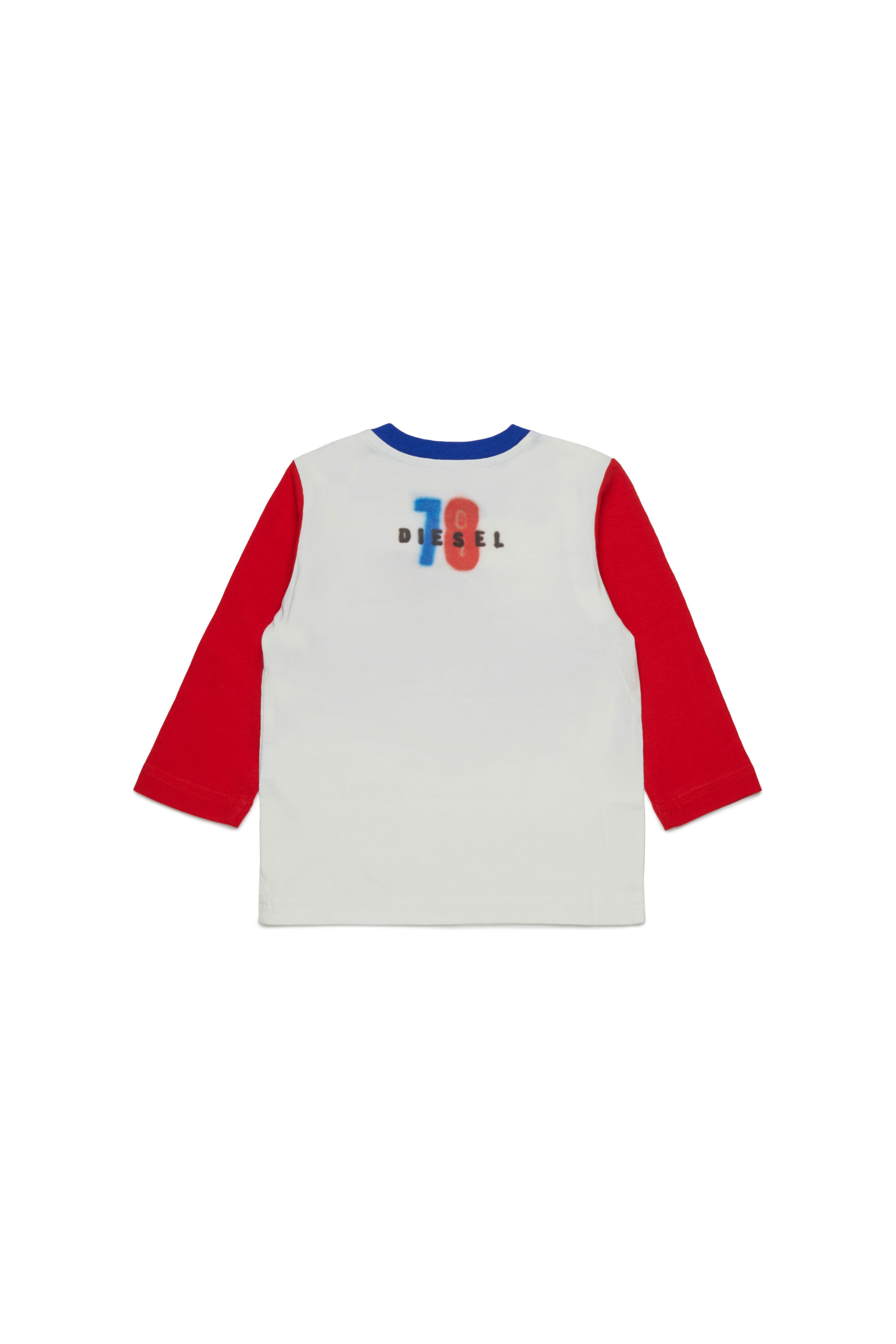 Diesel - TDOLB, T-shirt in cotone con stampa Uomo in Bianco - 2
