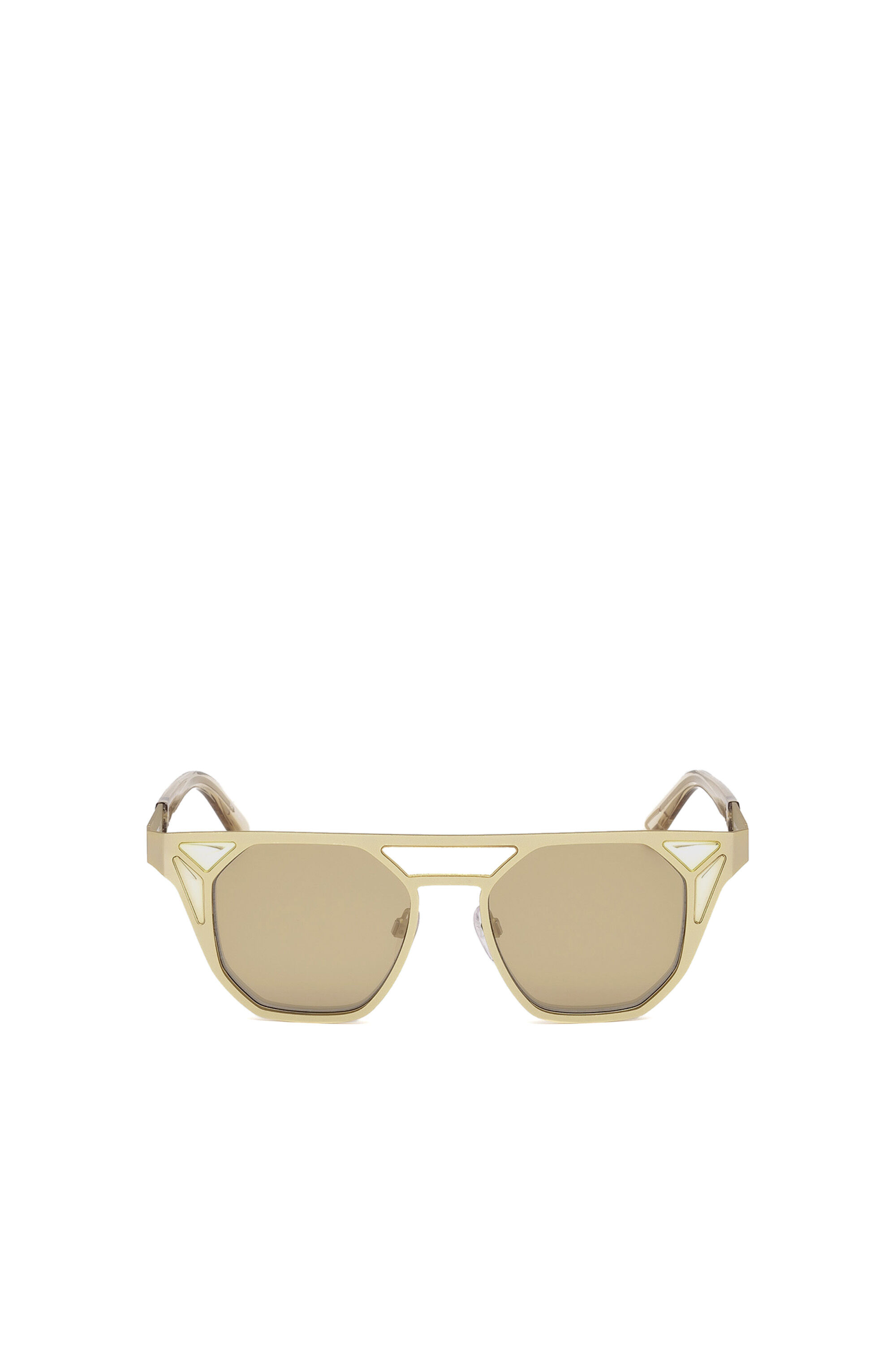 Diesel - DL0249, Occhiali ispirati all'arte delle vetrate Donna in Oro - 1