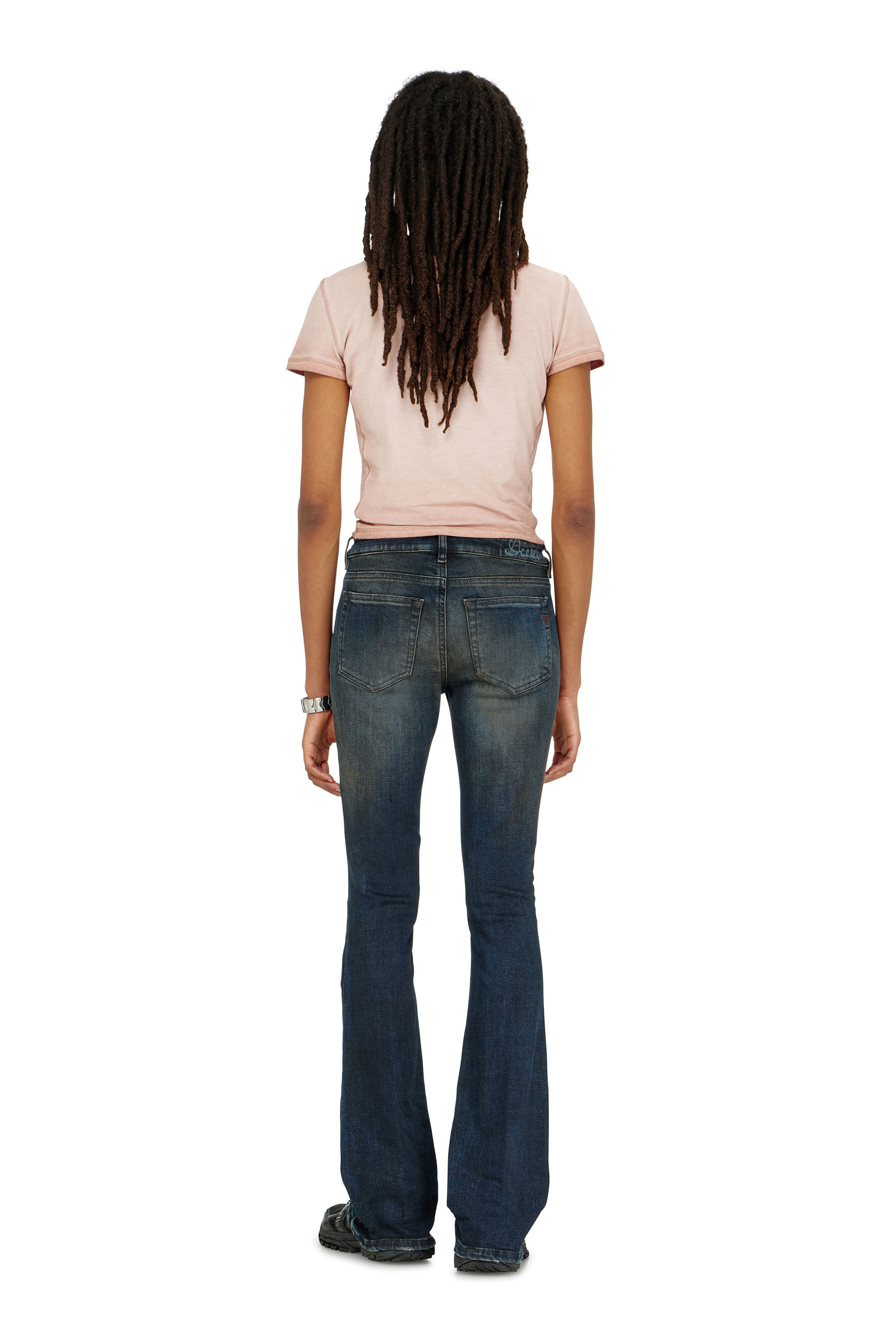 Diesel - Bootcut Jeans 1969 D-Ebbey 09P69 Donna, Blu Scuro - Image 3