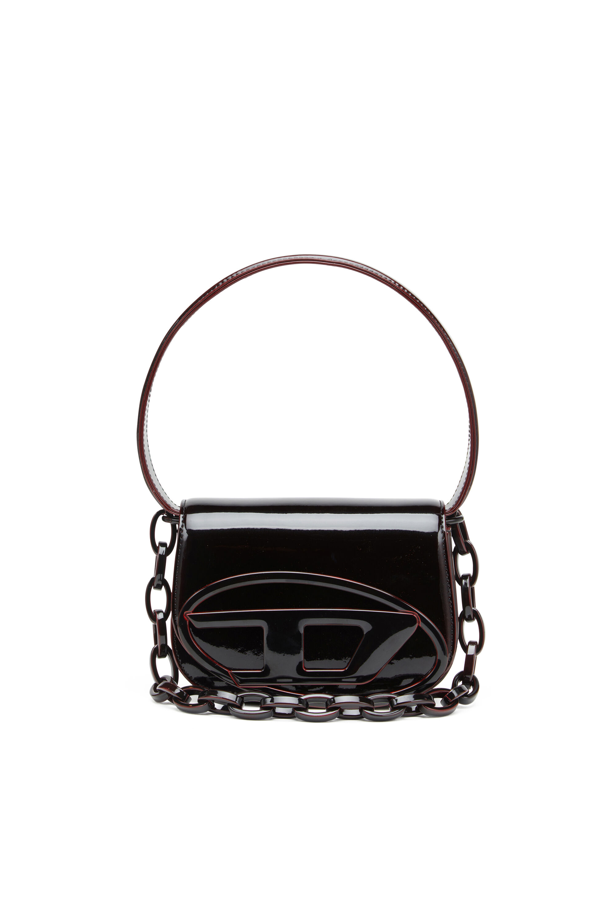 Diesel - 1DR, 1DR-Borsa iconica 1DR in PU effetto liquid Donna in Rosso - 1