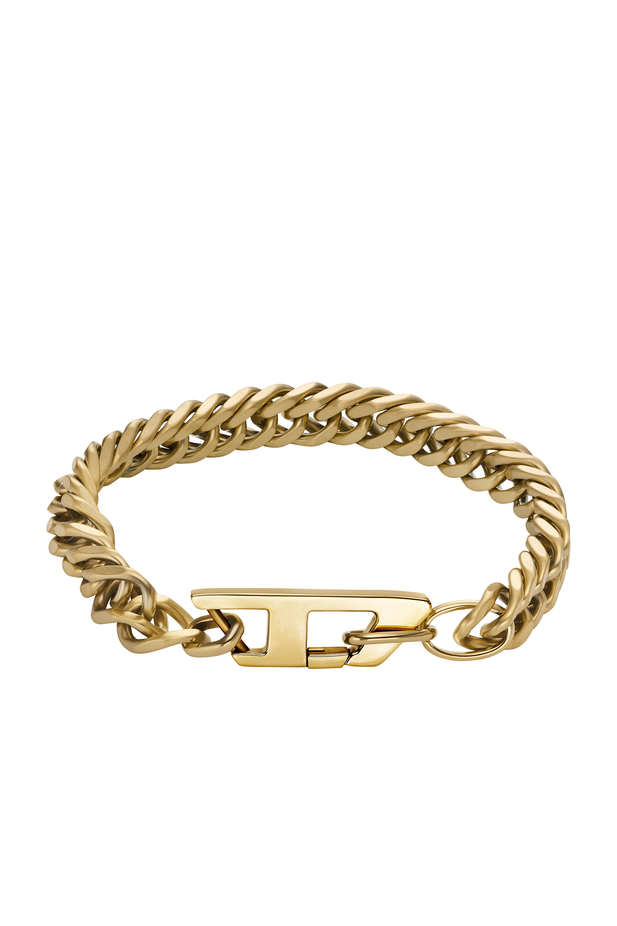 Diesel - DX1511710, Bracciale Diesel a catena in acciaio inossidabile oro opaco Unisex in Oro - 1