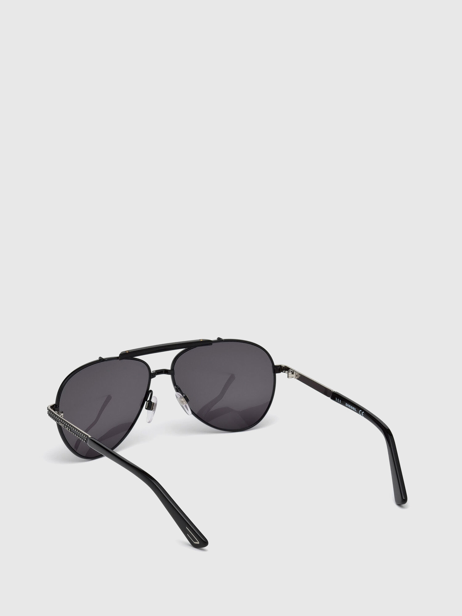 Diesel - DL0238, Occhiali classici da aviatore Uomo in Nero - 3