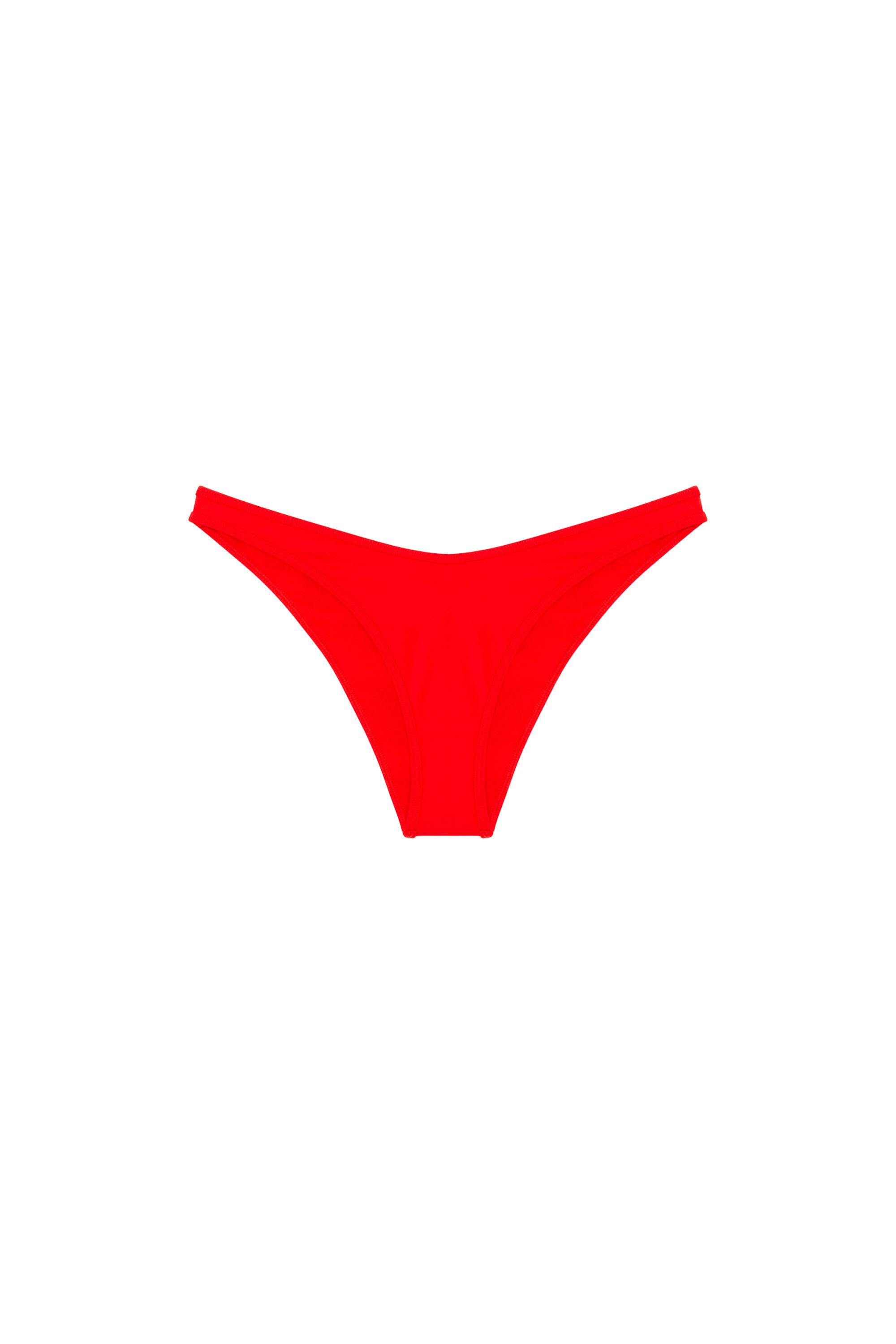 Diesel - BFPN-BRAZILIAN, Slip mare con logo Diesel tagliato Donna in Rosso - 4