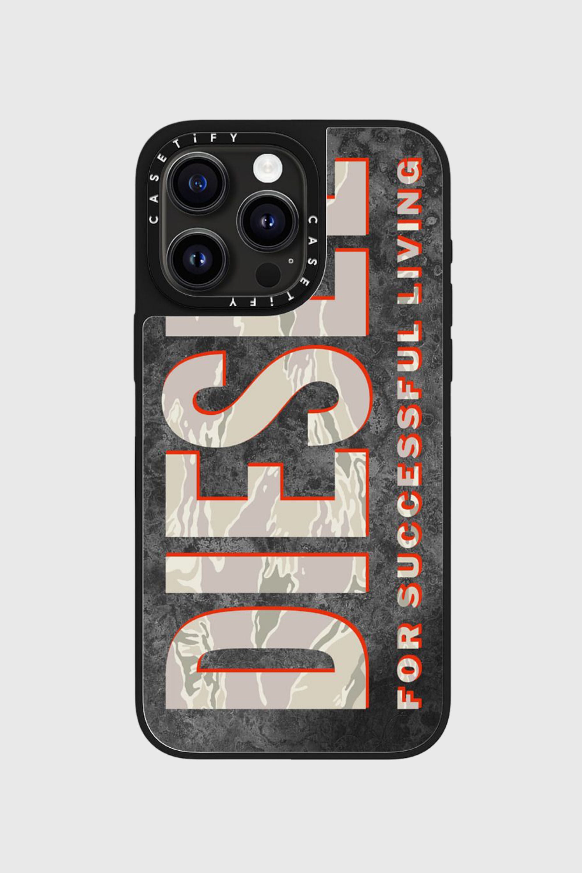 Diesel - 60329 CASETIFY MOULDED CASE, Unisex's Magsafe Camo Case iPhone 15 Pro Max in Brown/White - 4