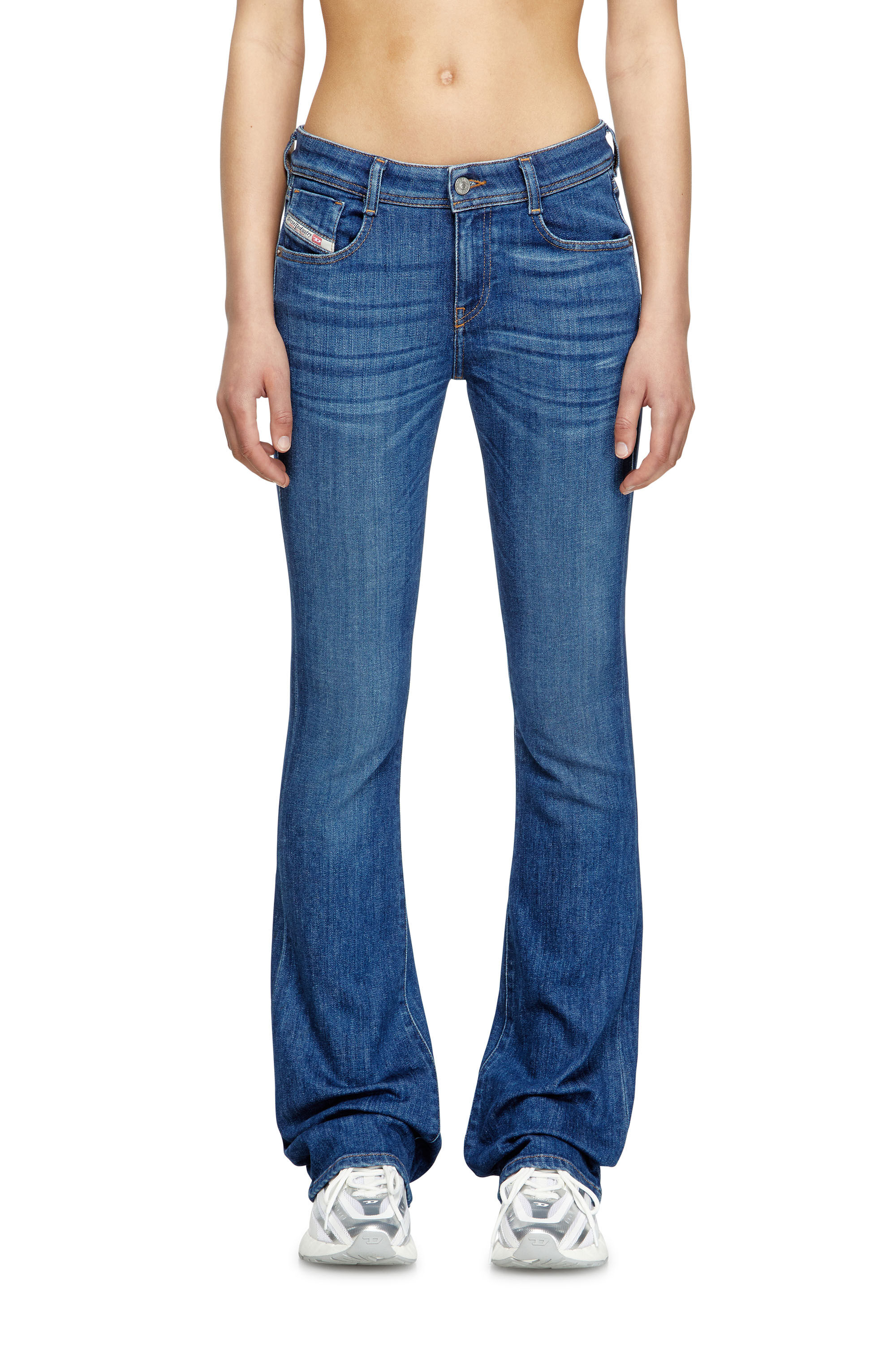 Diesel - Bootcut Jeans 1969 D-Ebbey 0DBDN Donna, Nero/Grigio scuro - Image 2