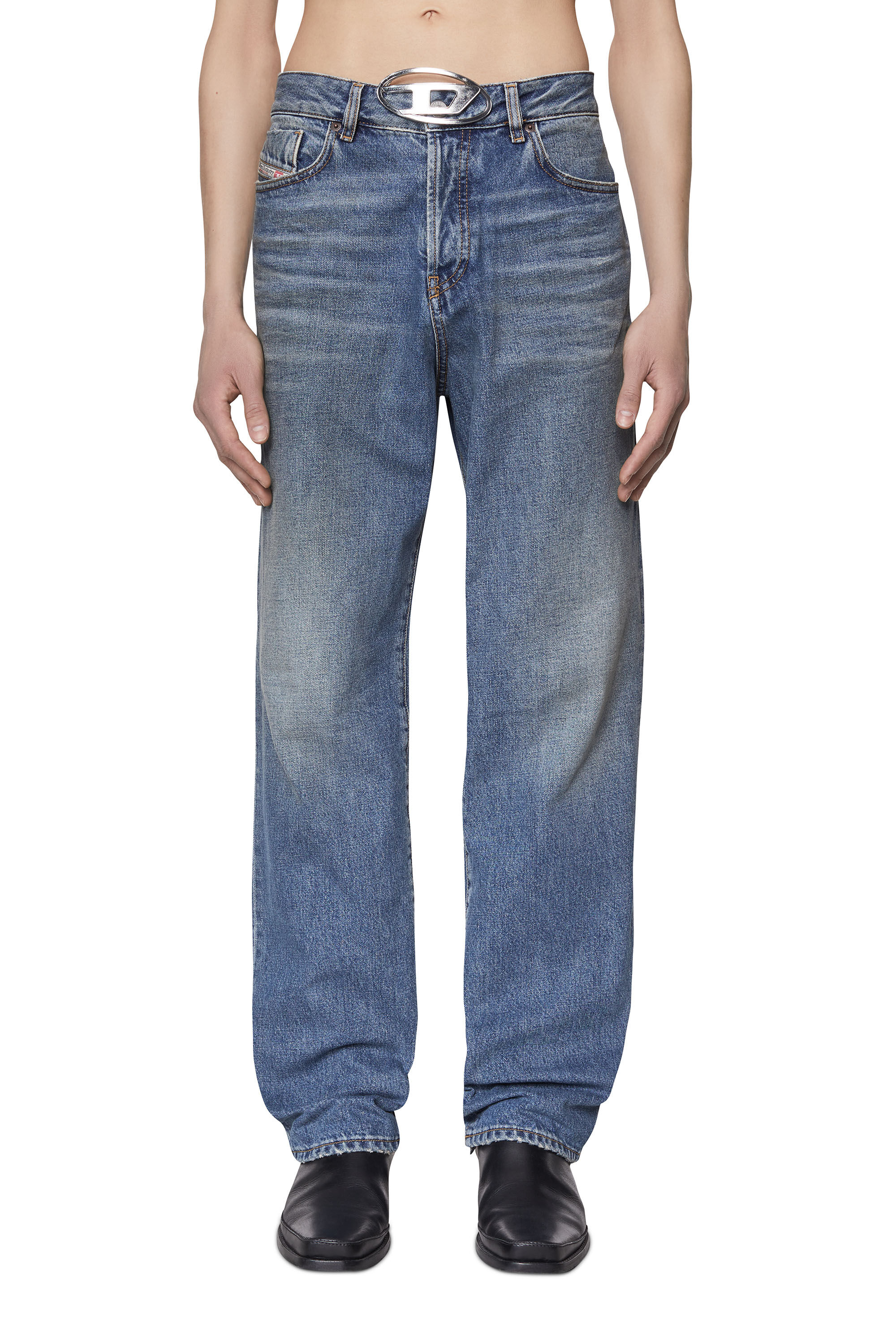 1955 007A7 Uomo: Jeans Straight Blu | Diesel